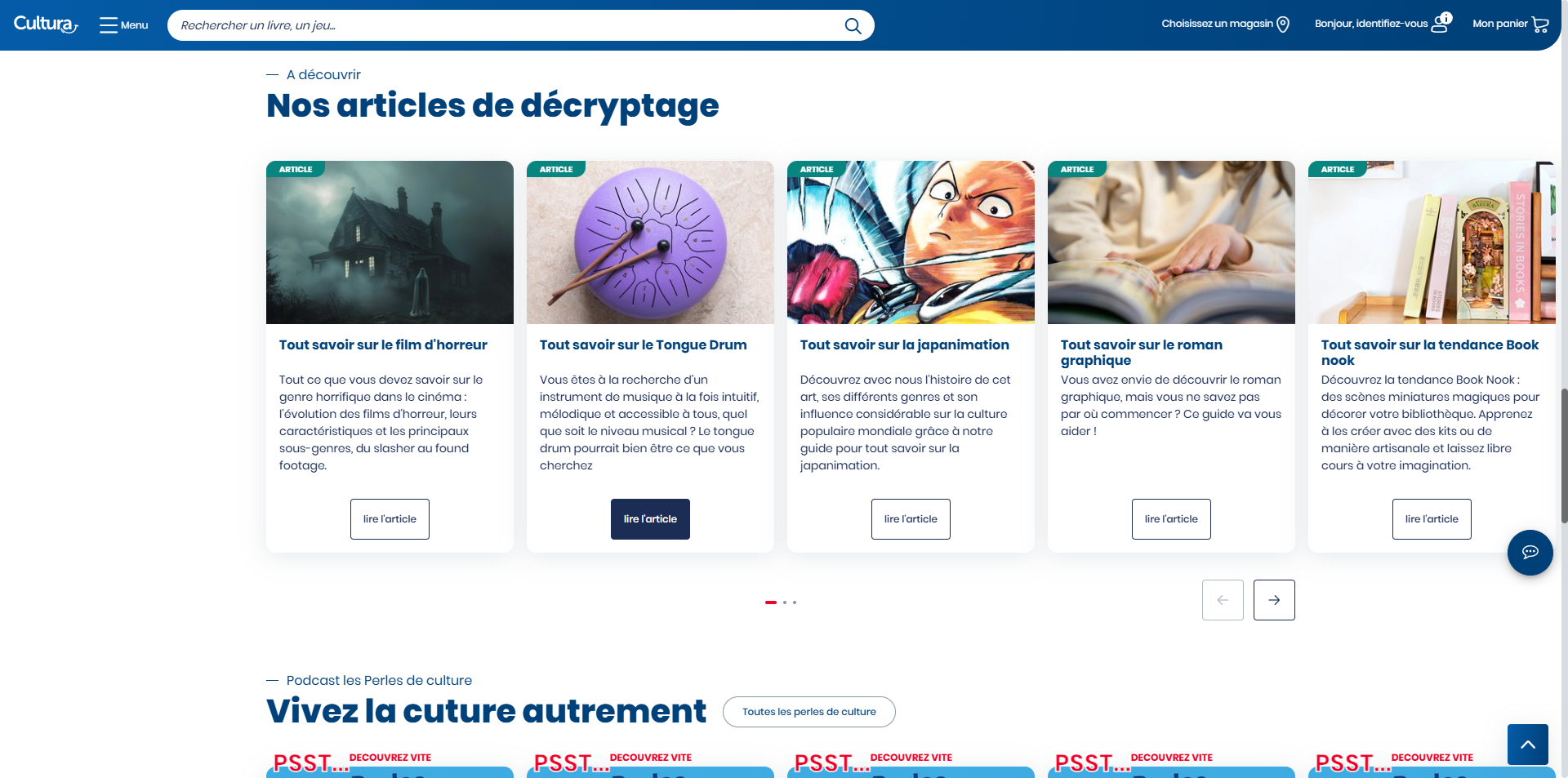 Cultura Code de réduction