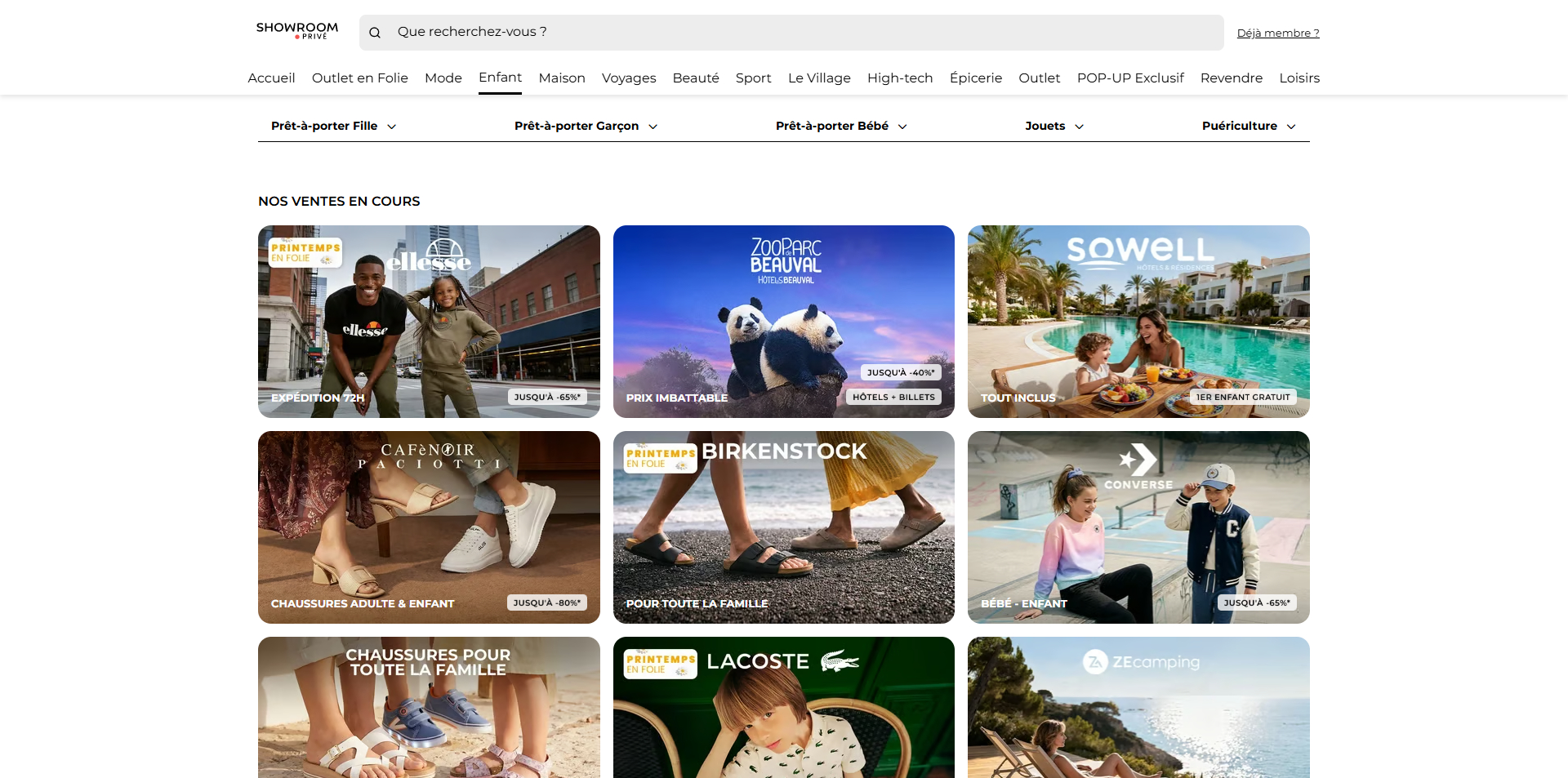 ShowroomPrivé Code promo