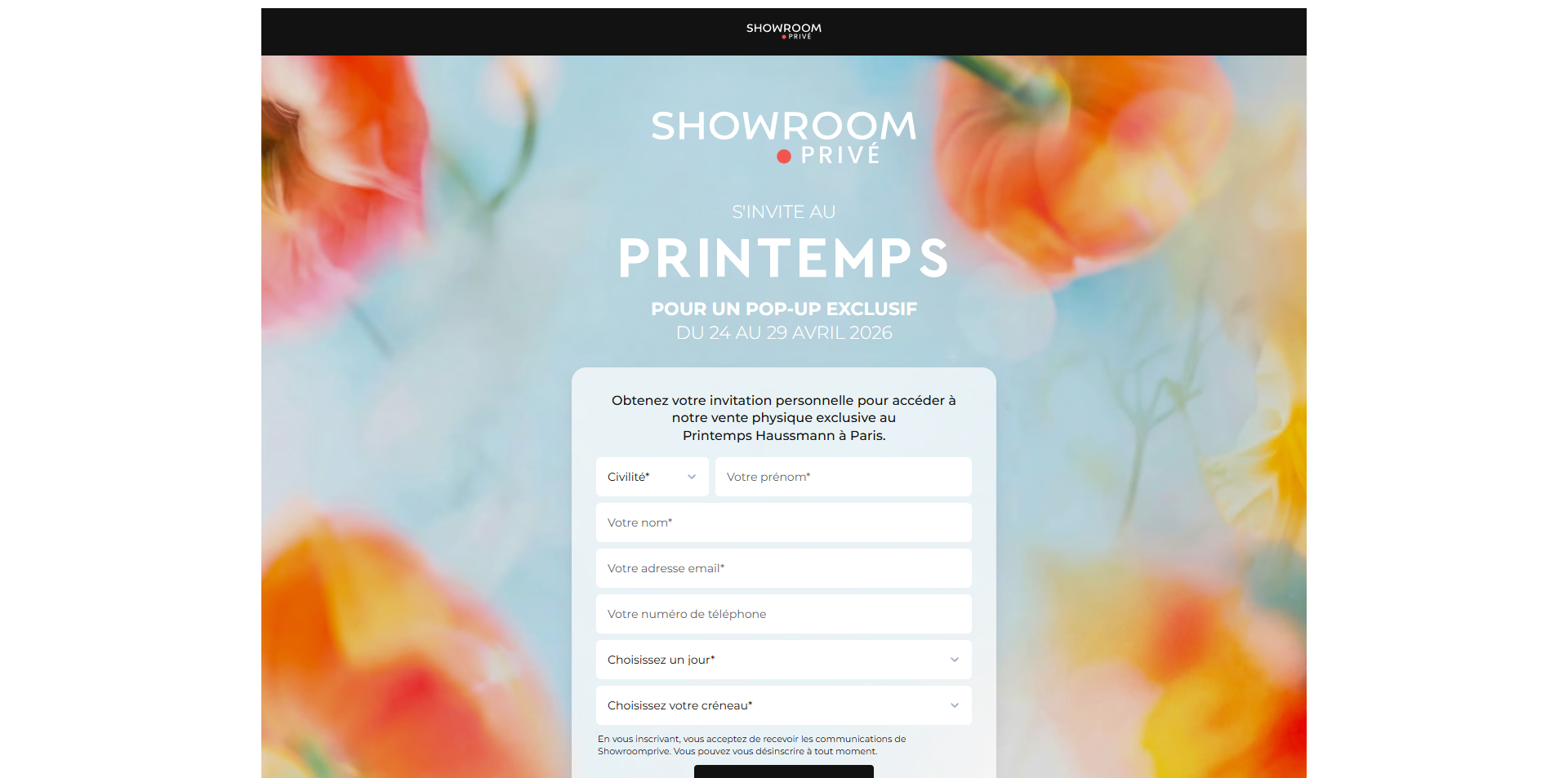 ShowroomPrivé Code de réduction
