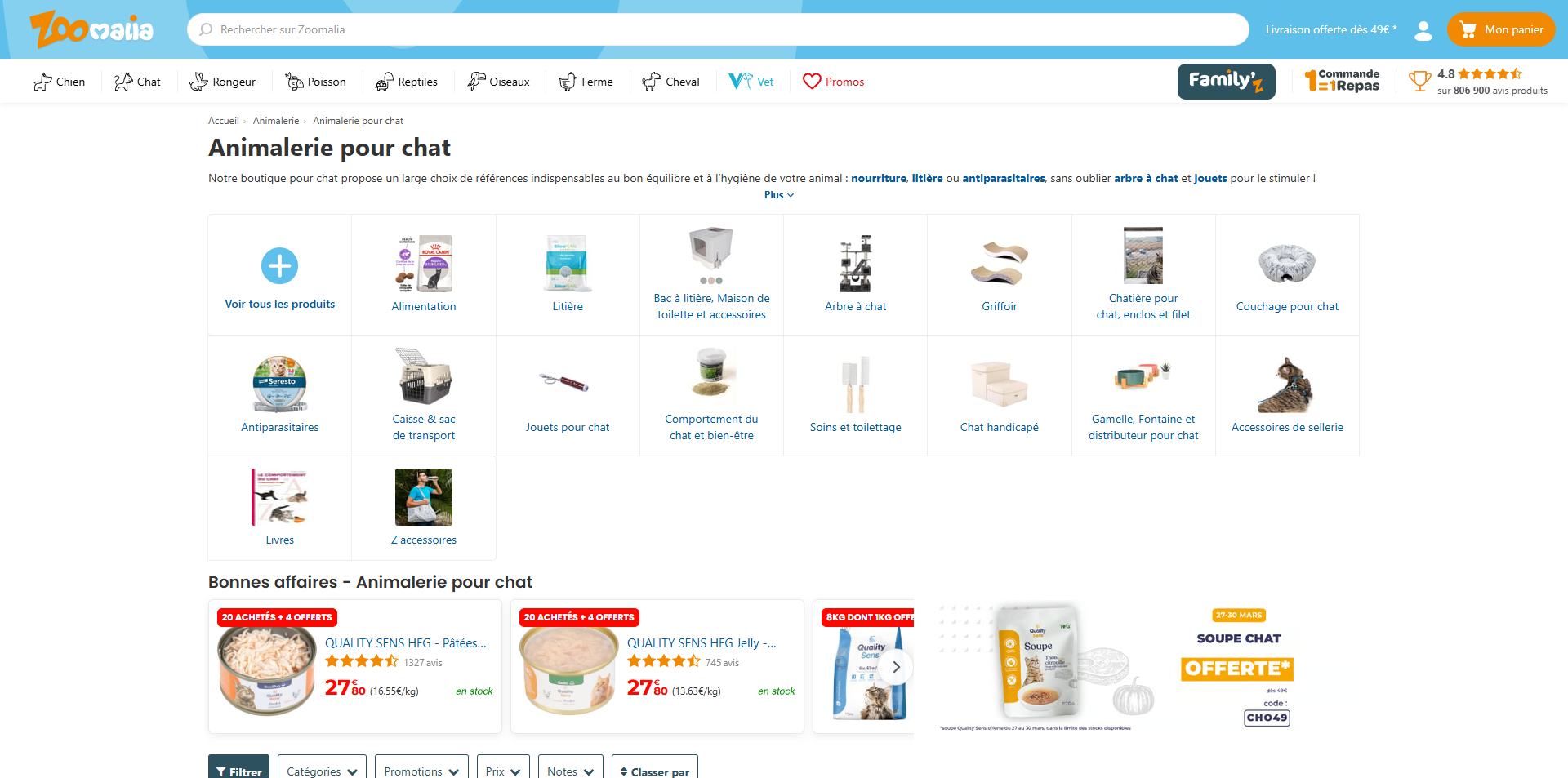 Zoomalia Bon d'achat