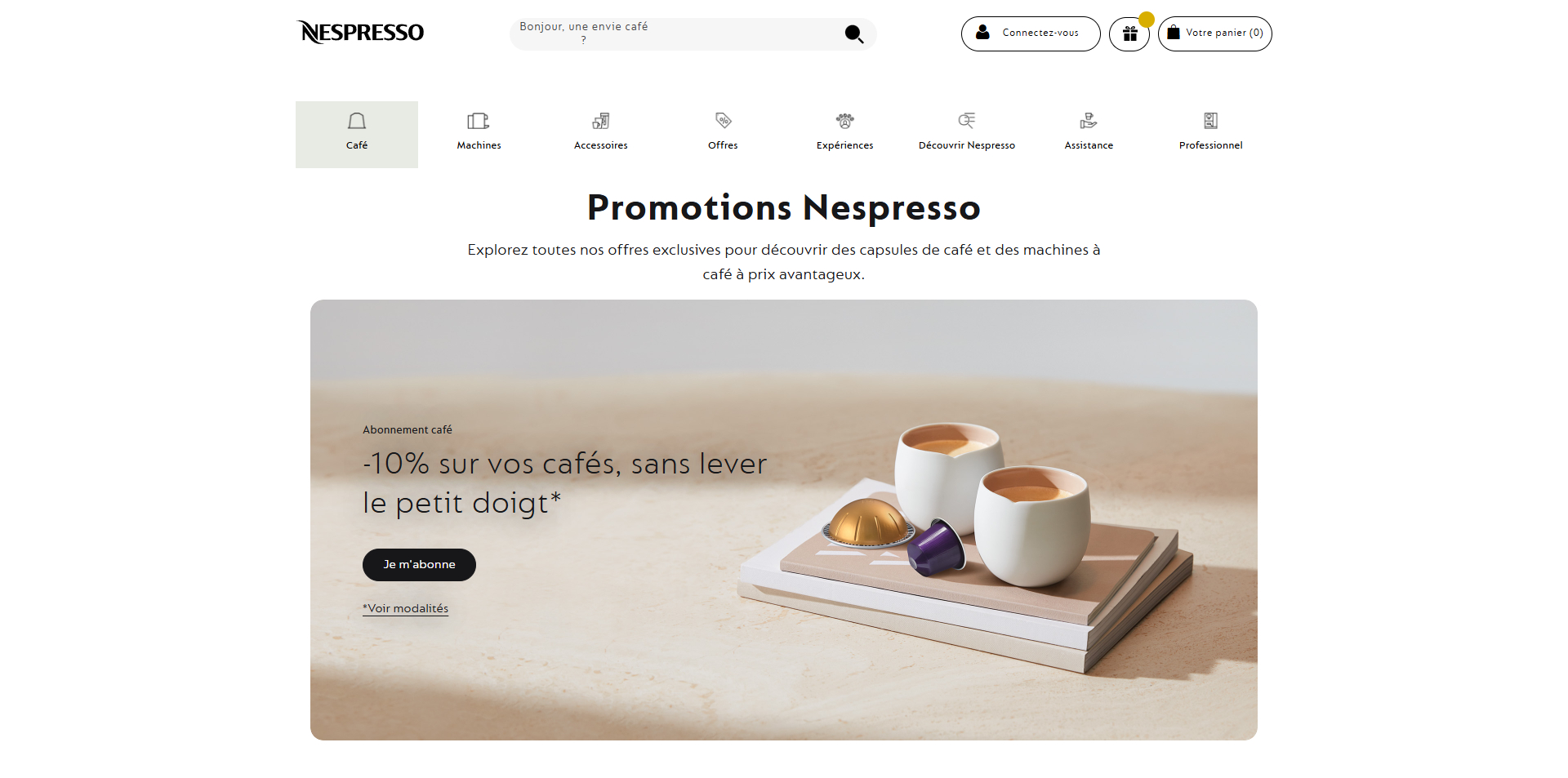 Nespresso Bons de réduction