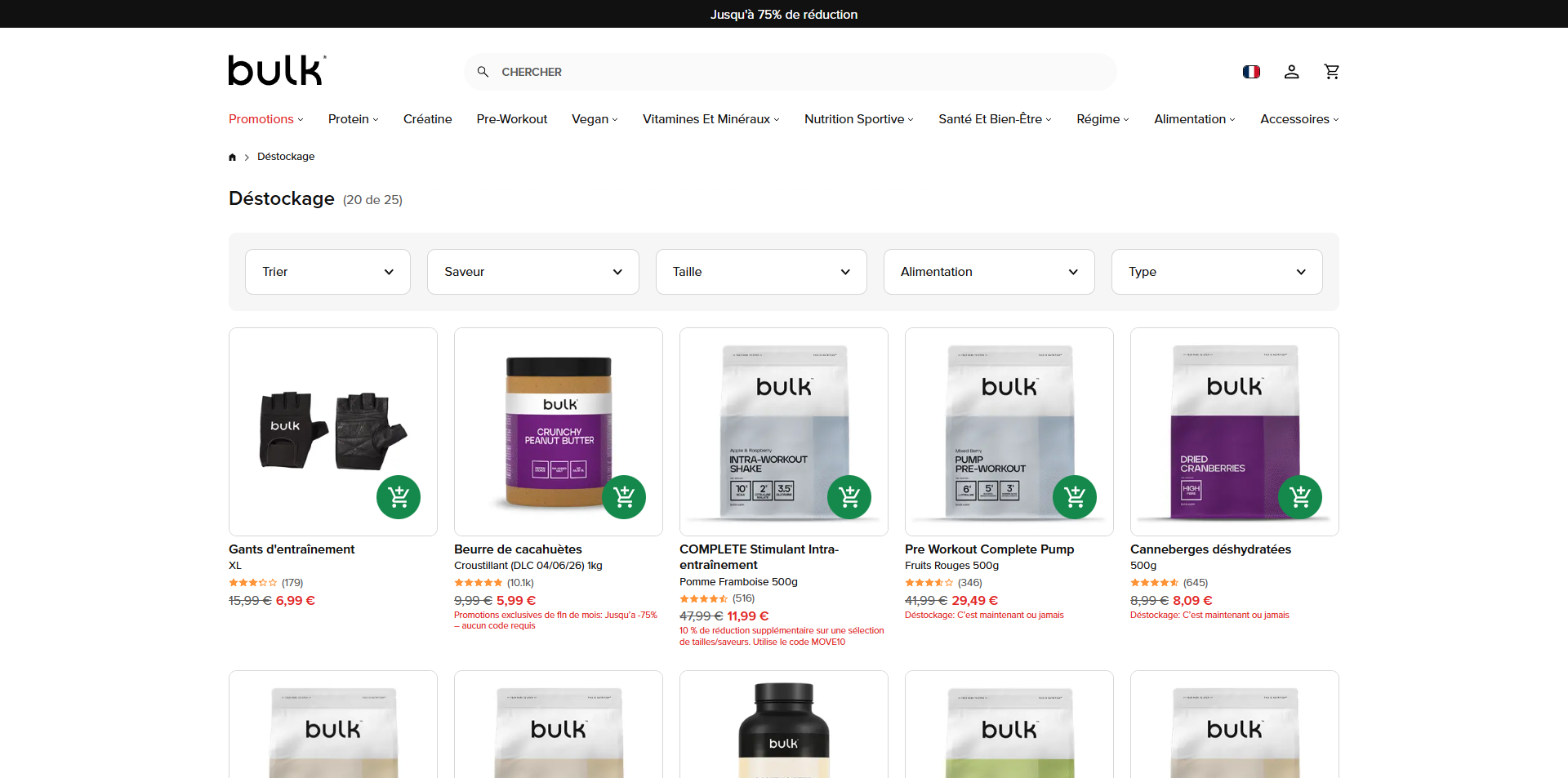 Bulk Code promo