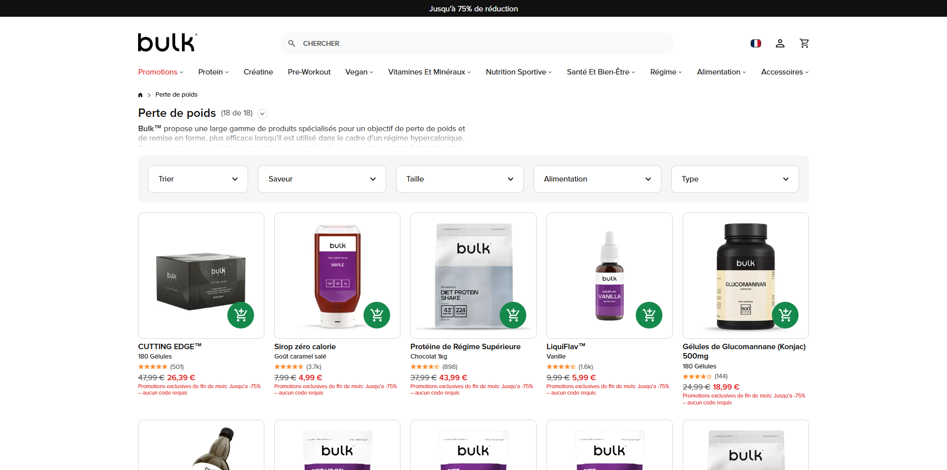 Bulk Bons de réduction