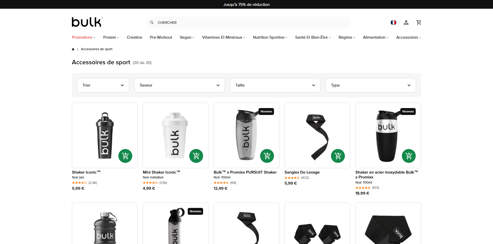 Bulk Code de réduction