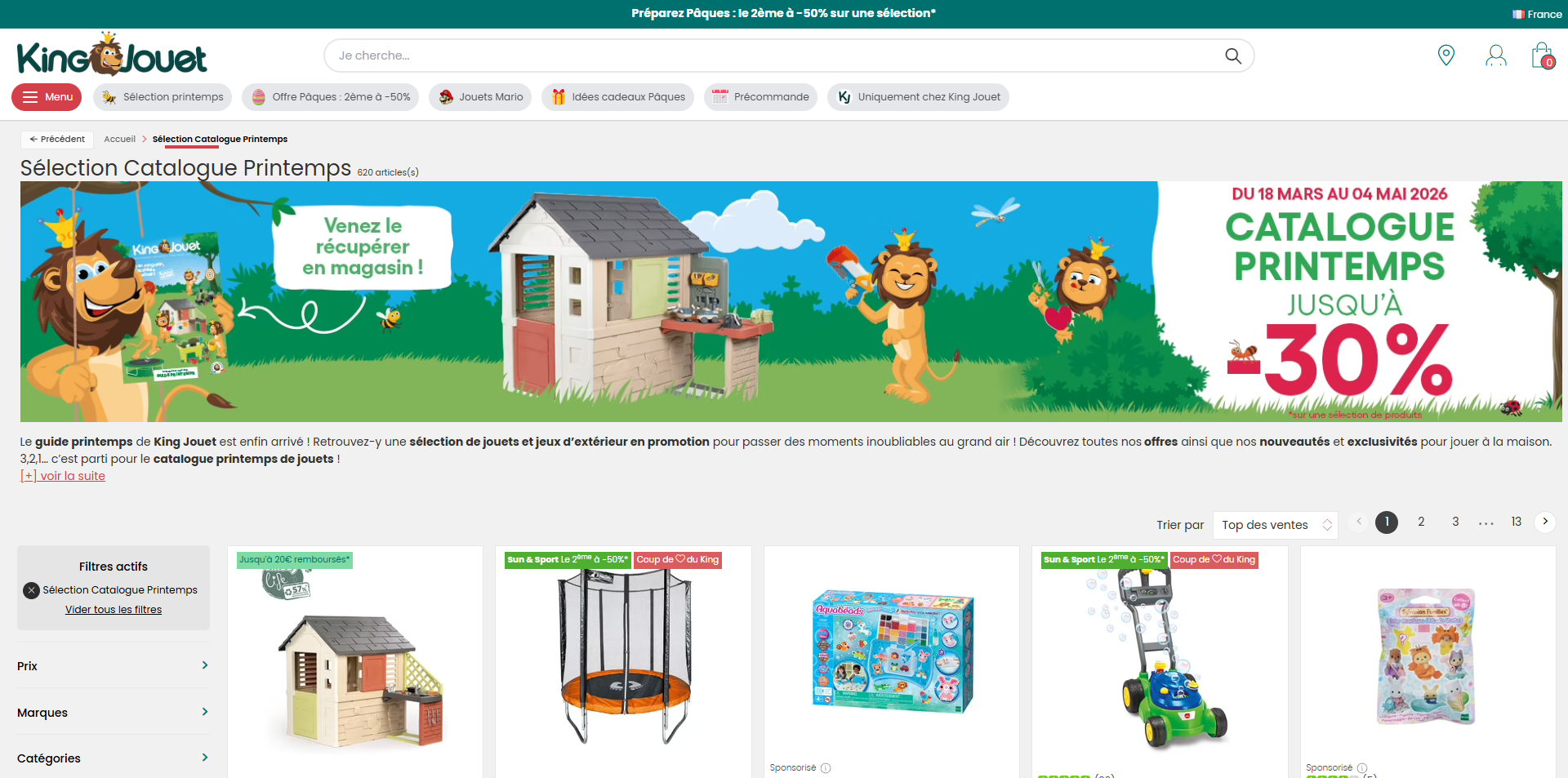 King Jouet coupons
