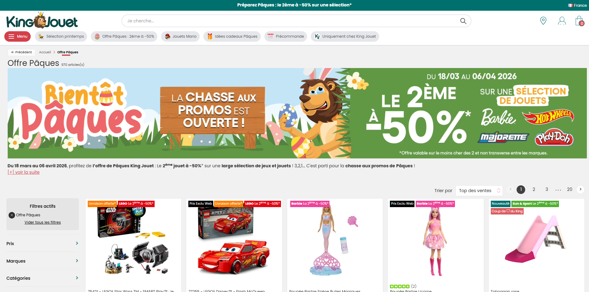 King Jouet Code promo