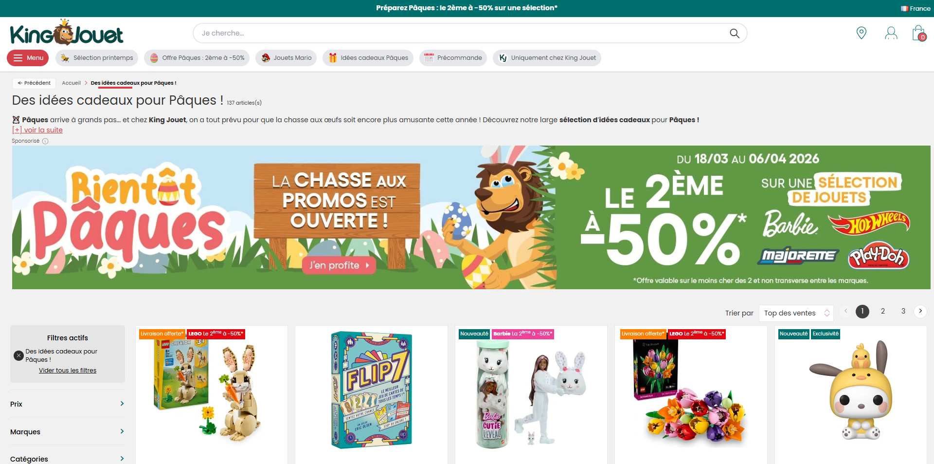 King Jouet coupons