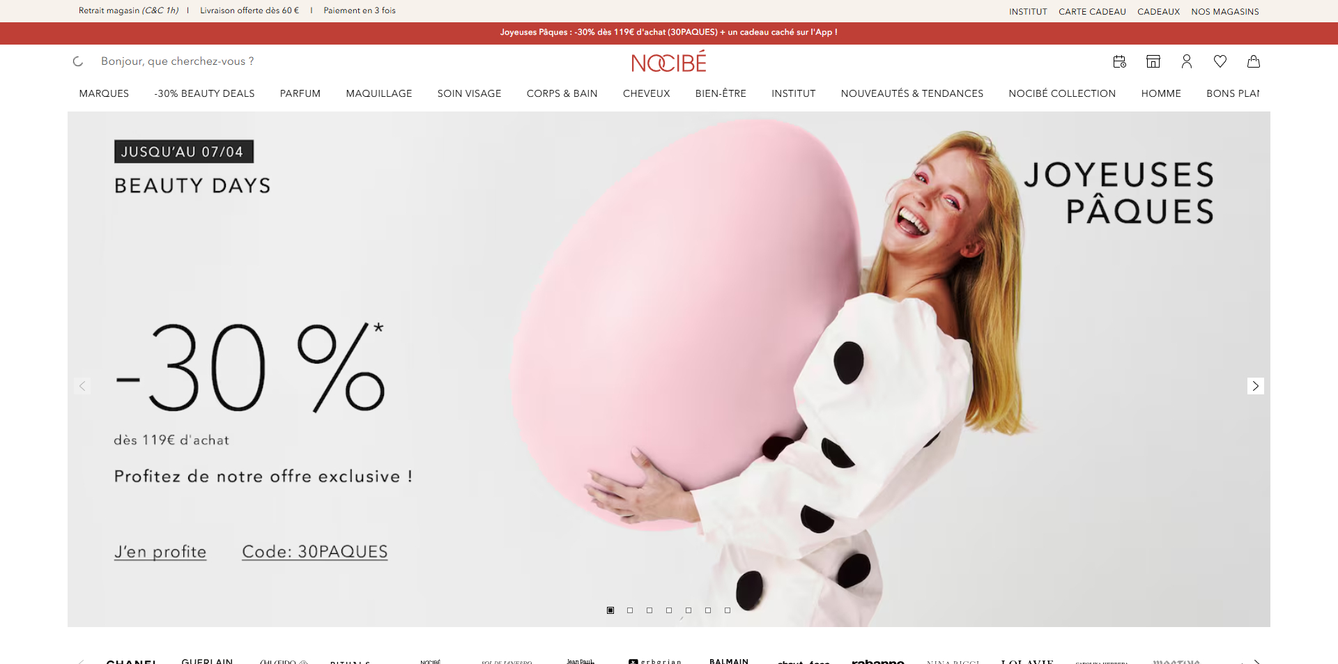 Nocibé Code de réduction