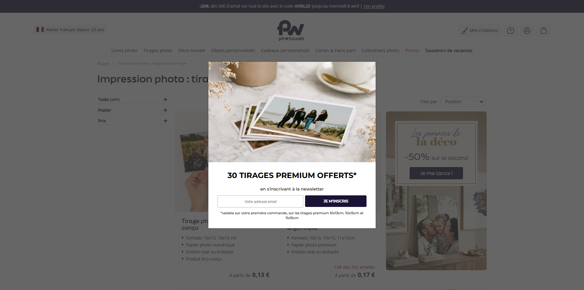 Photoweb coupons