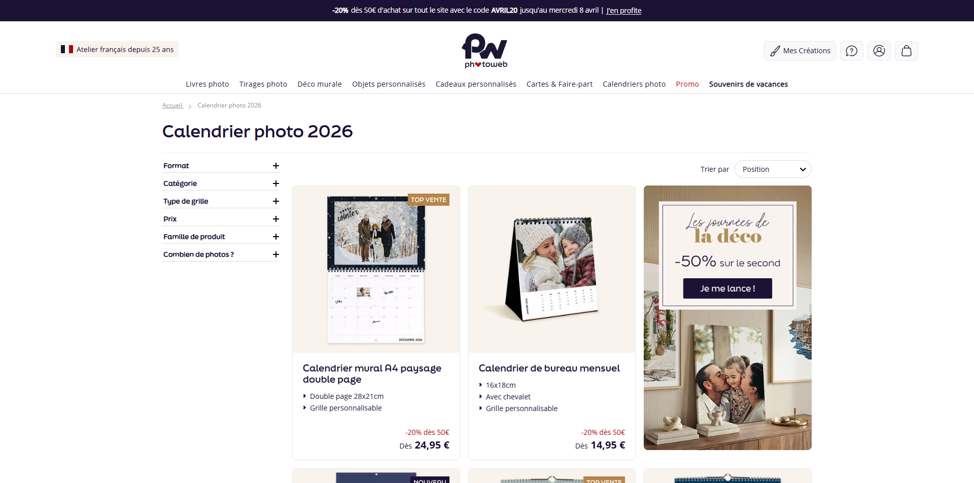 Photoweb Code promo
