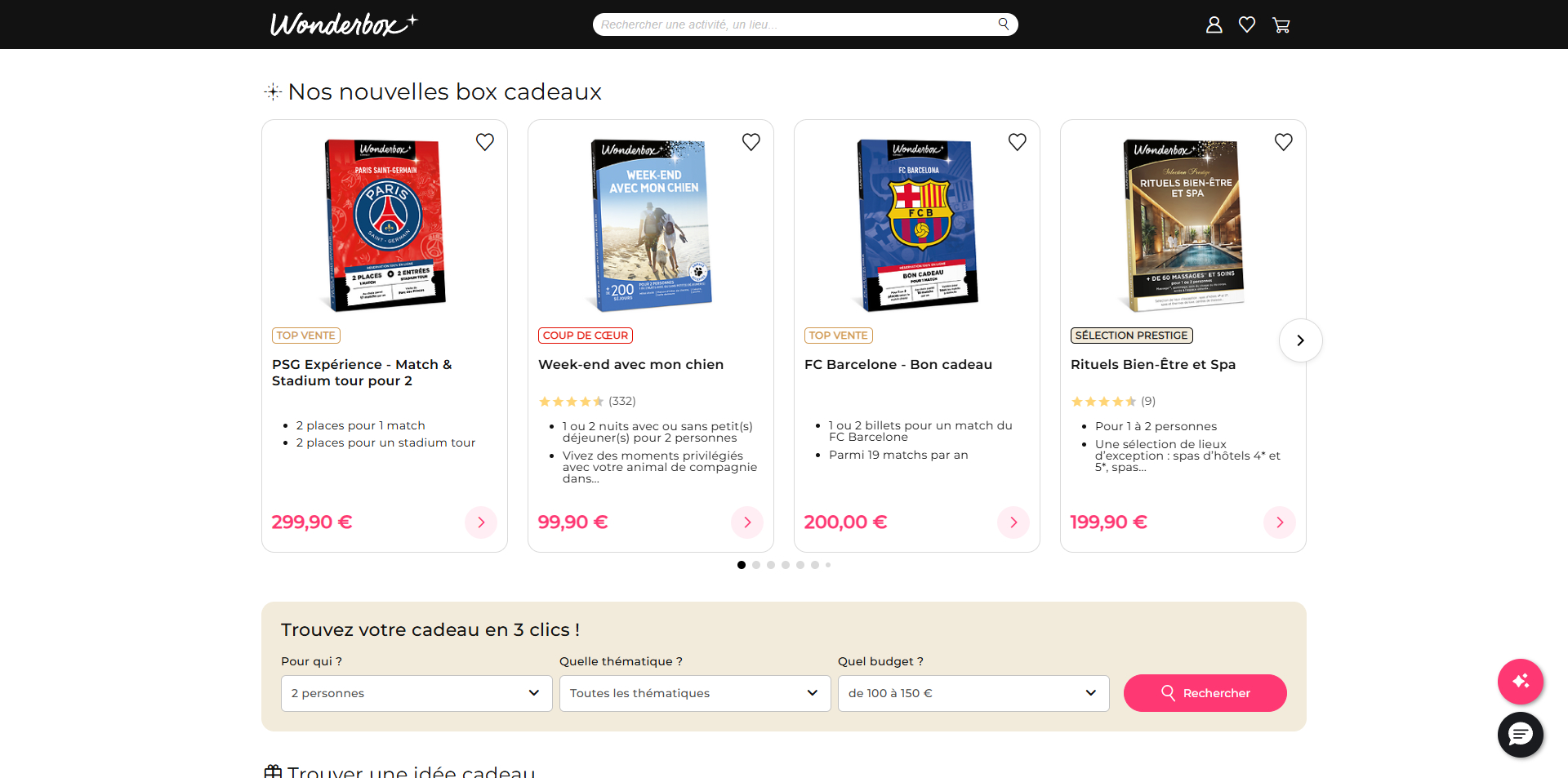 Wonderbox coupons