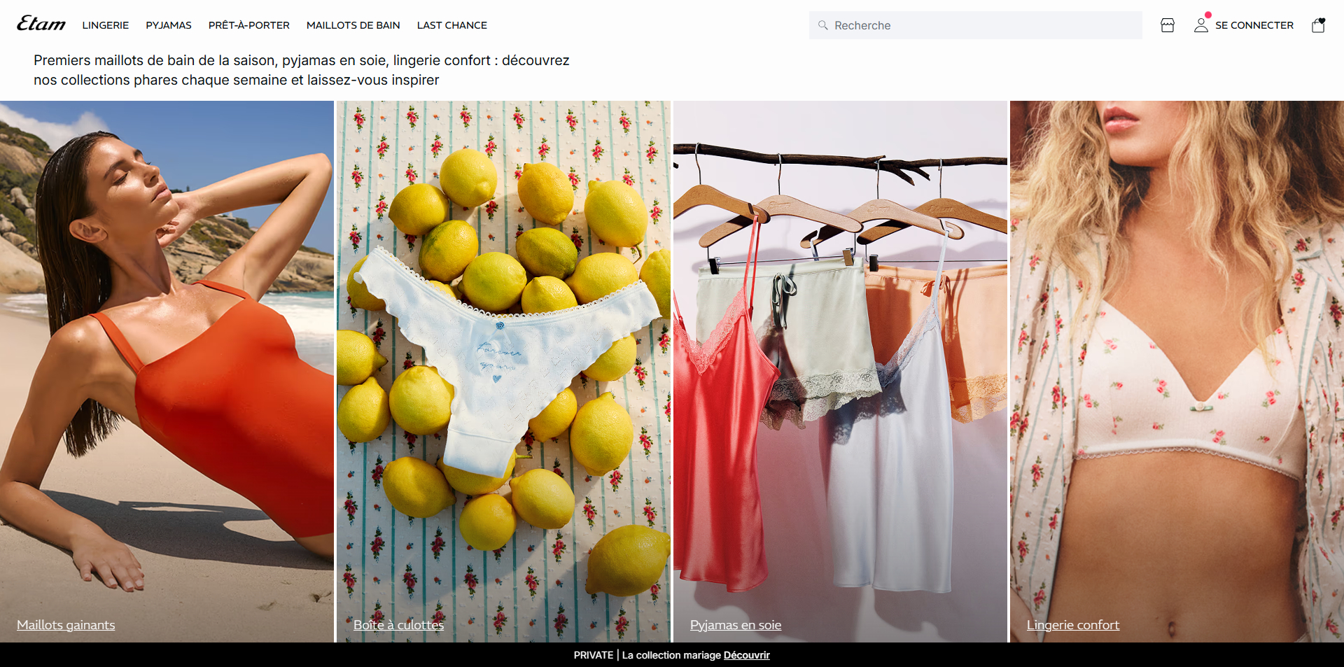 Etam Bon d'achat