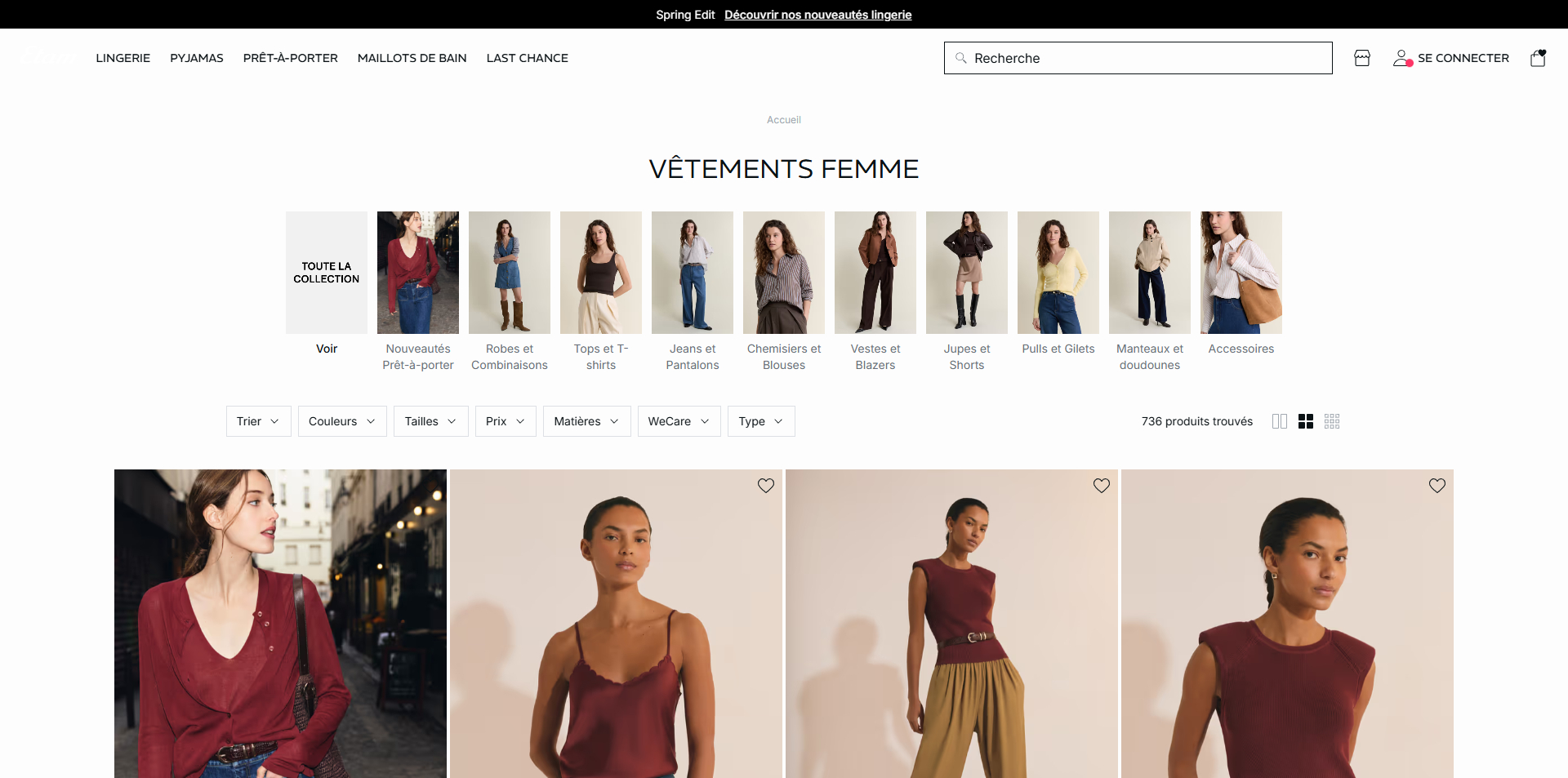 Etam Bons de réduction