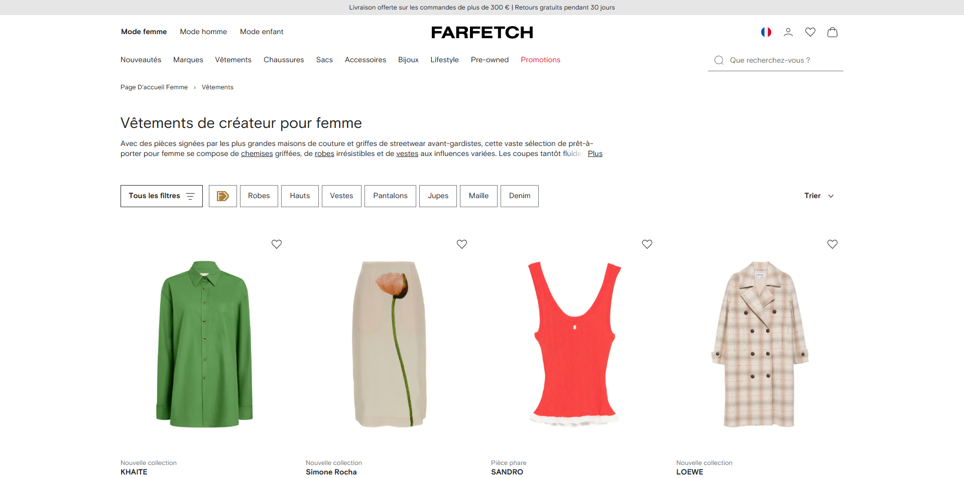 Farfetch Code promo