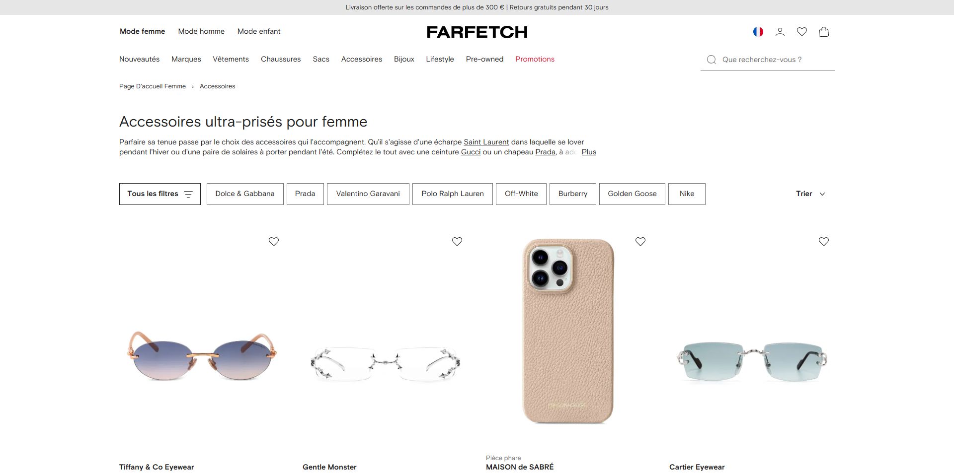 Farfetch Bons de réduction