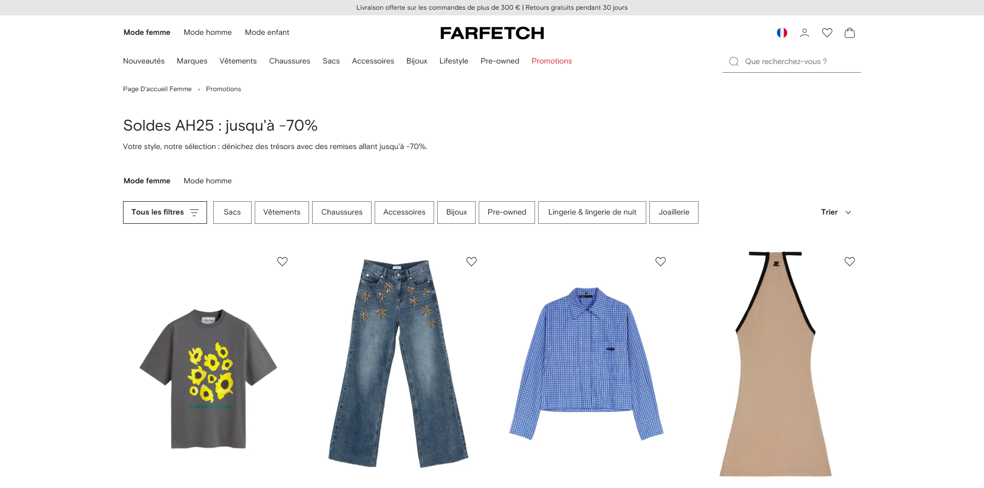 Farfetch Code de réduction