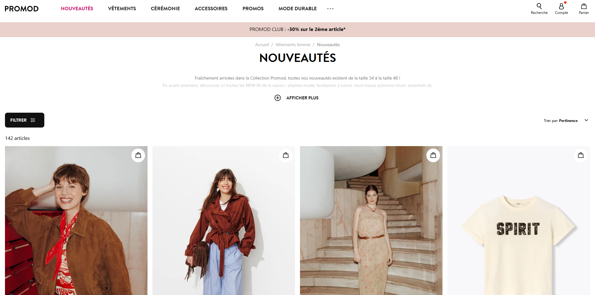 Promod Bon d'achat