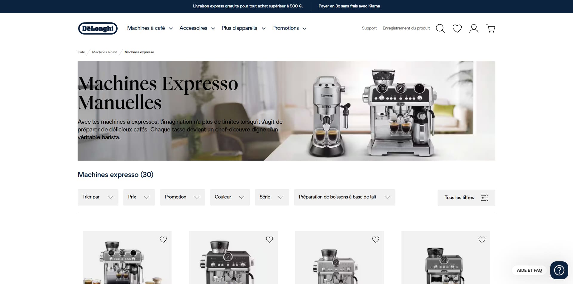 DeLonghi Bon d'achat