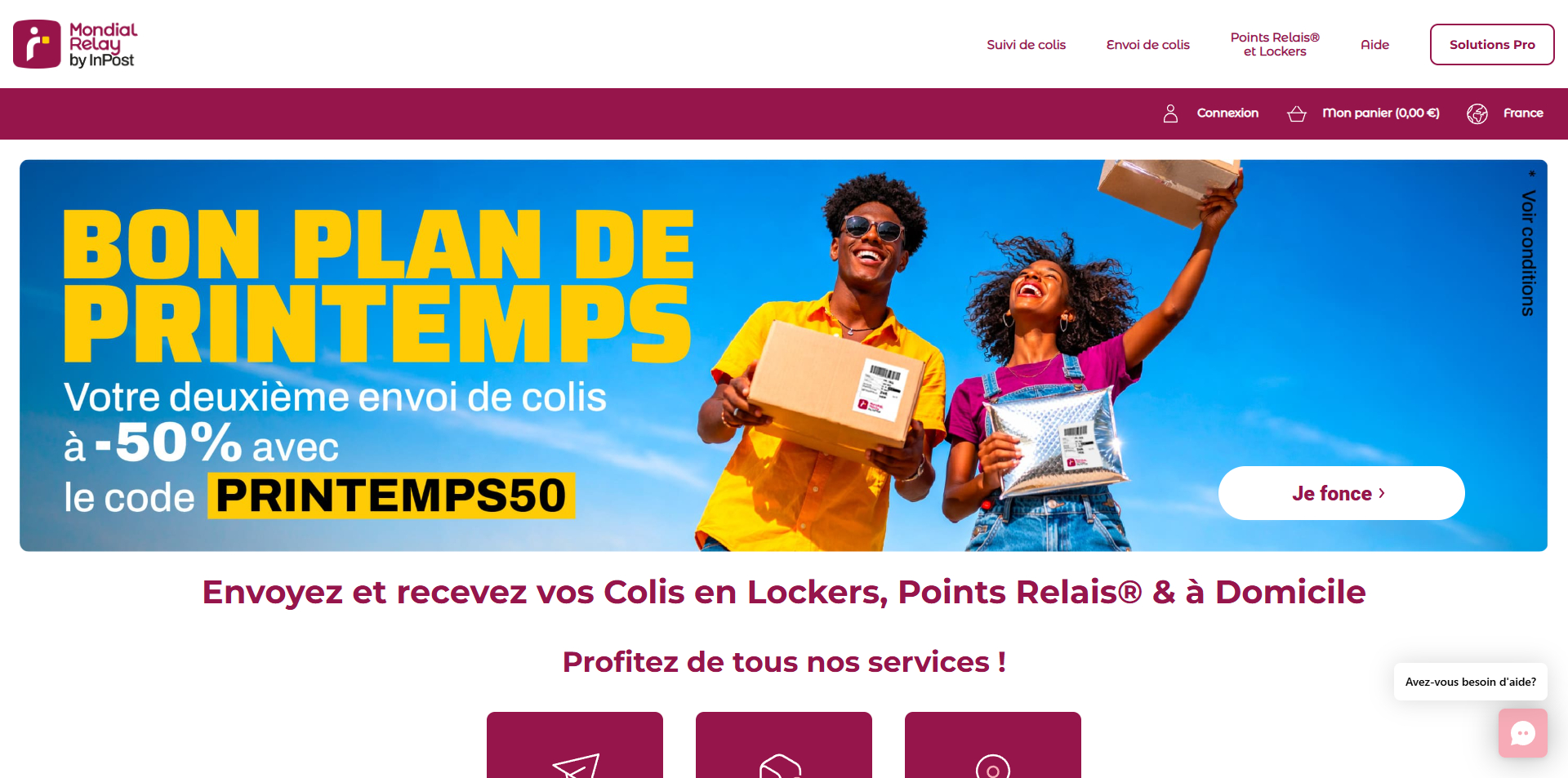 Mondial Relay Code de réduction