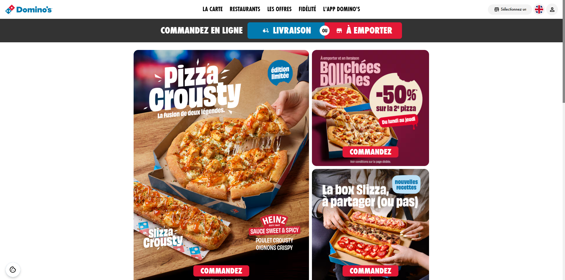 Domino's Code de réduction