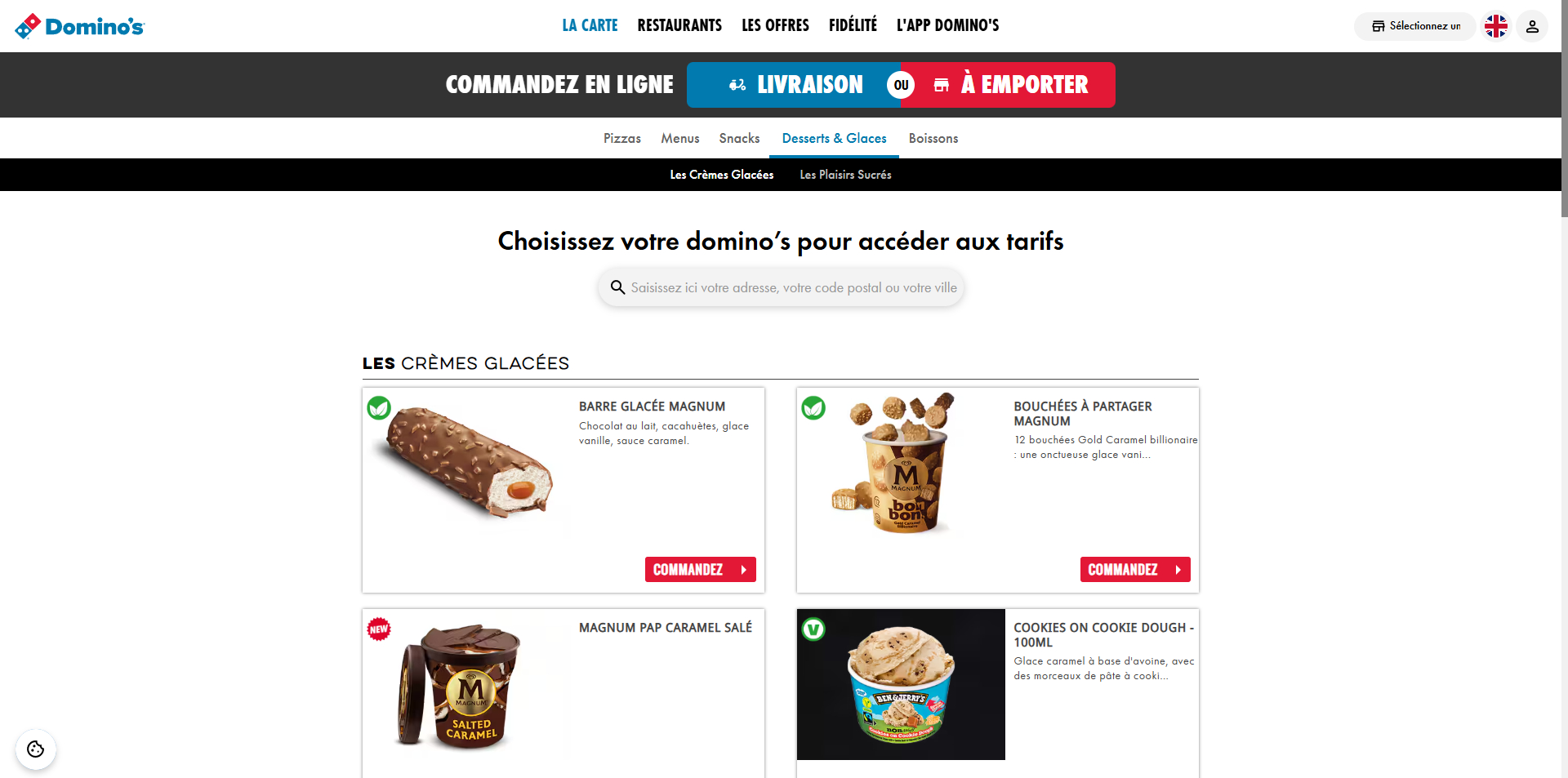 Domino's Code promo