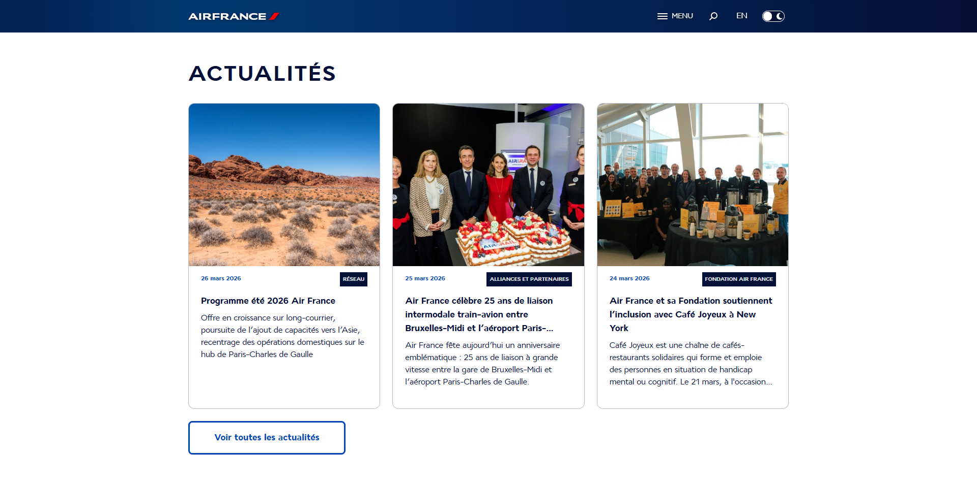 Air France Code promo
