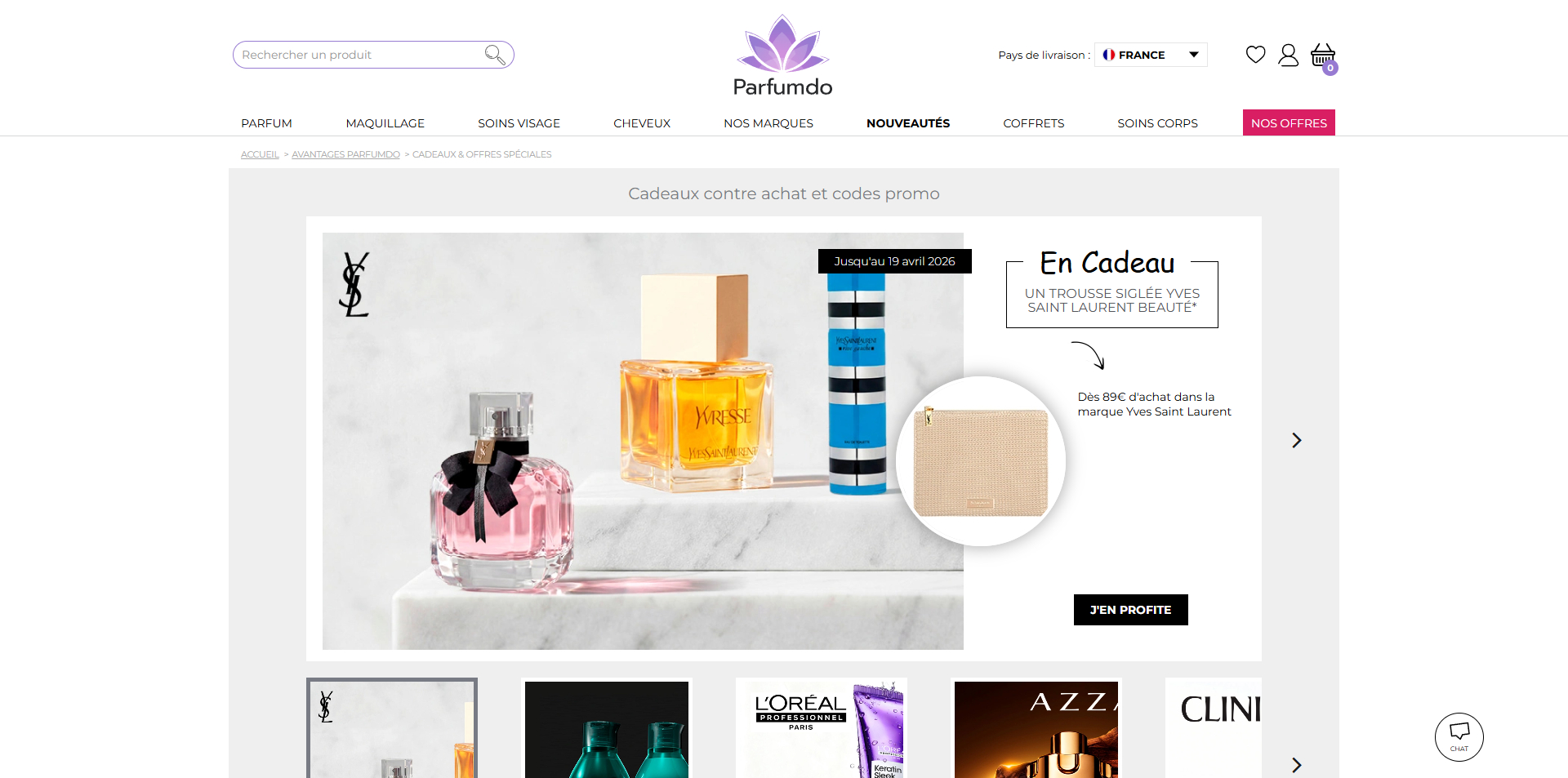 Parfumdo Bons de réduction