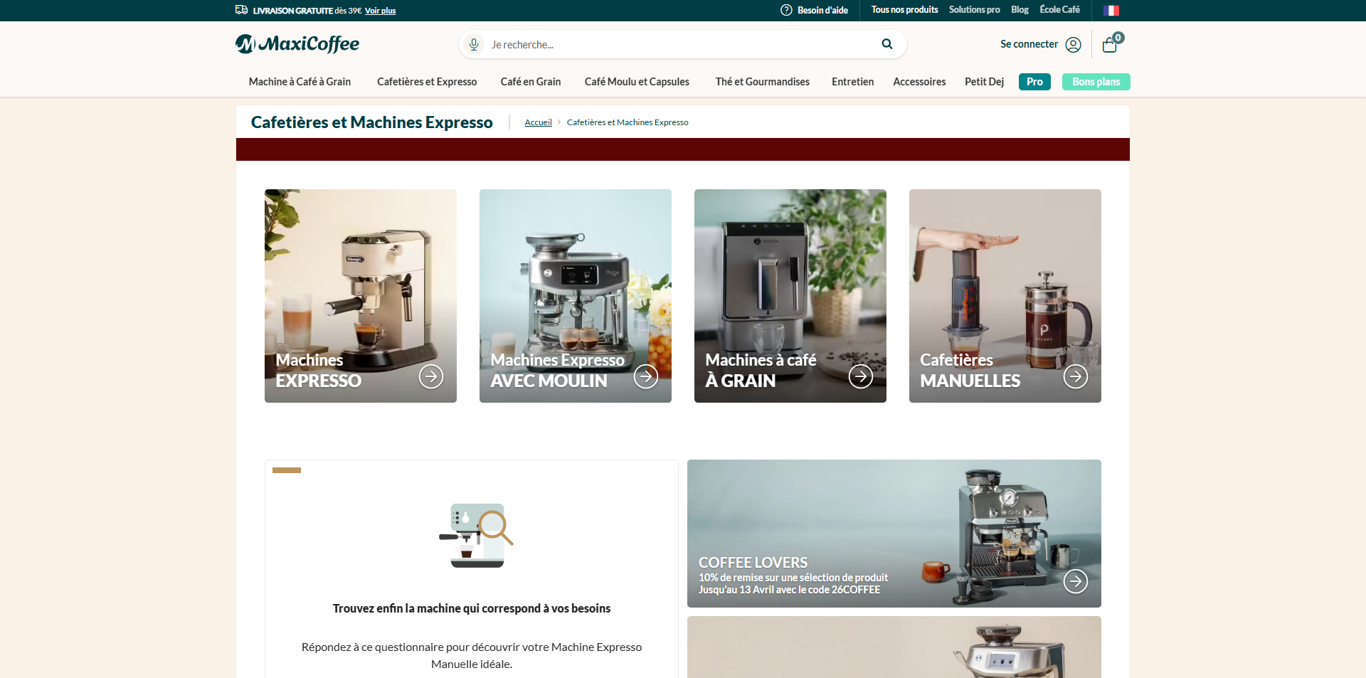 MaxiCoffee Code promo