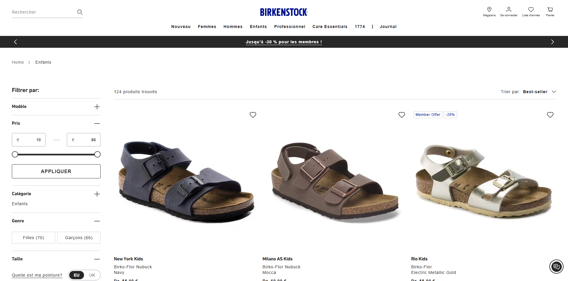 Birkenstock Bons de réduction