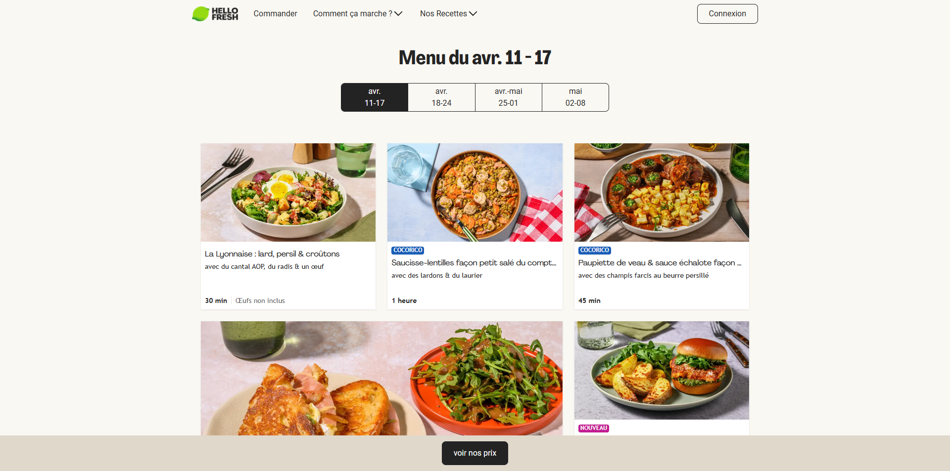 HelloFresh Code de réduction