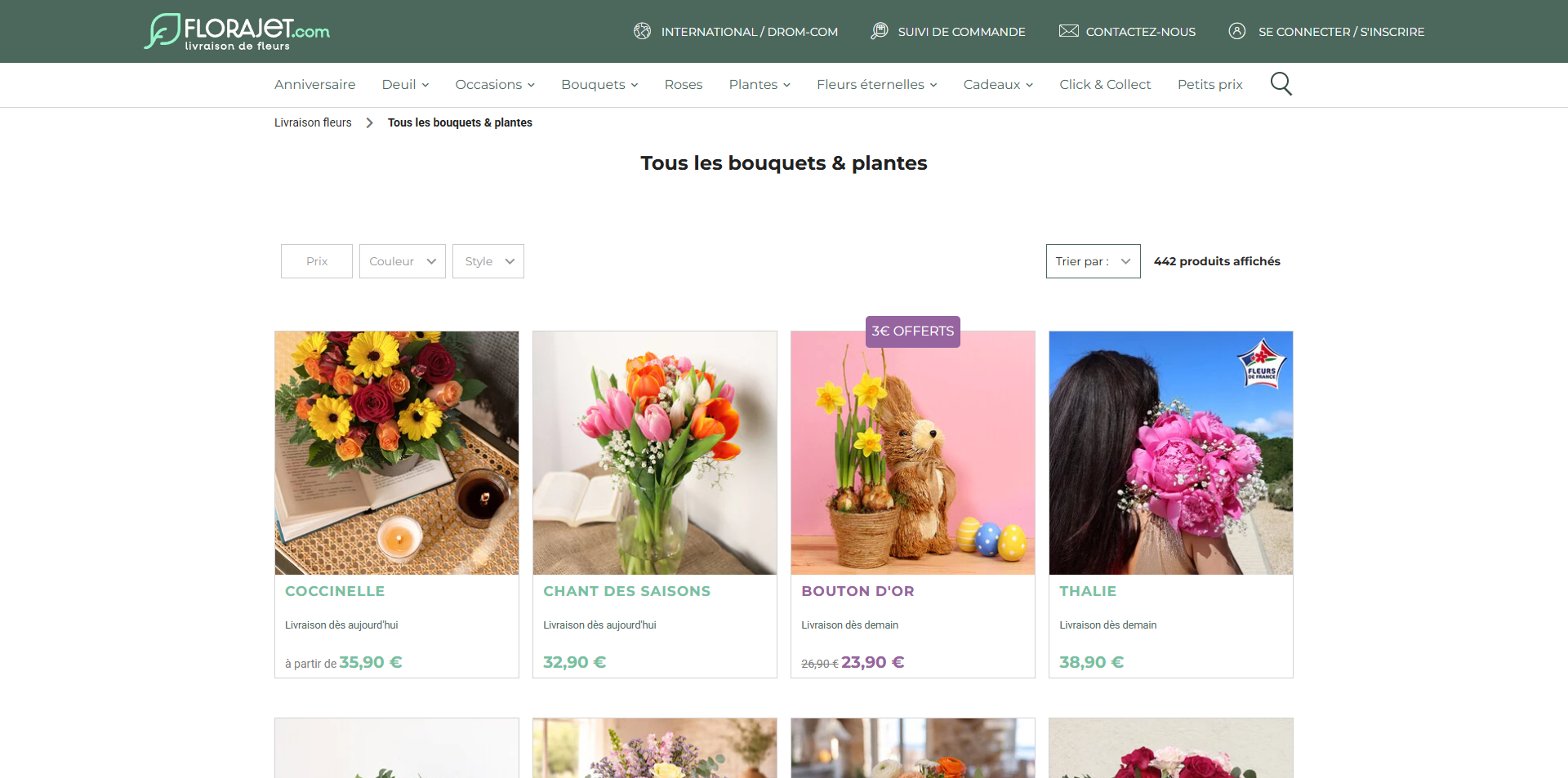 Florajet Bons de réduction