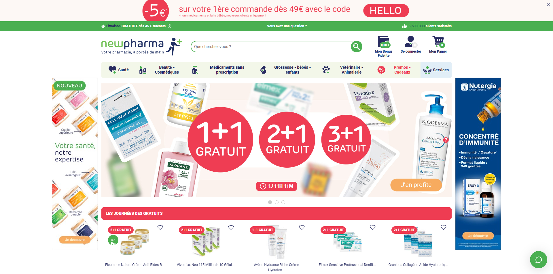 Newpharma Code de réduction