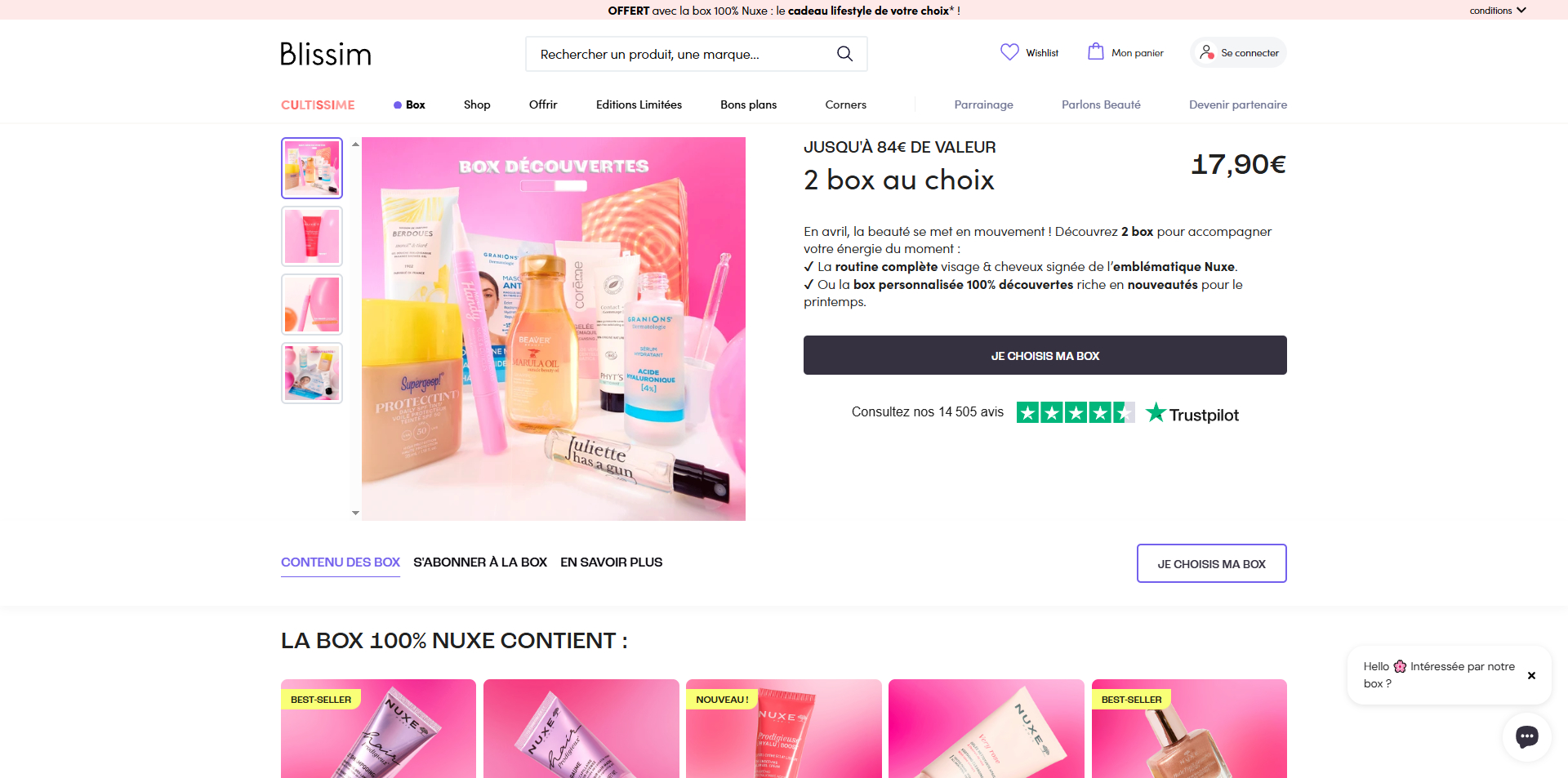 Blissim Bon d'achat