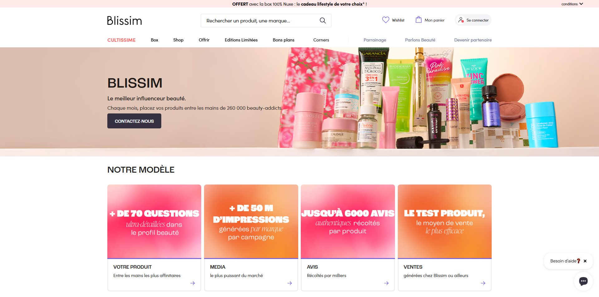 Blissim Code promo