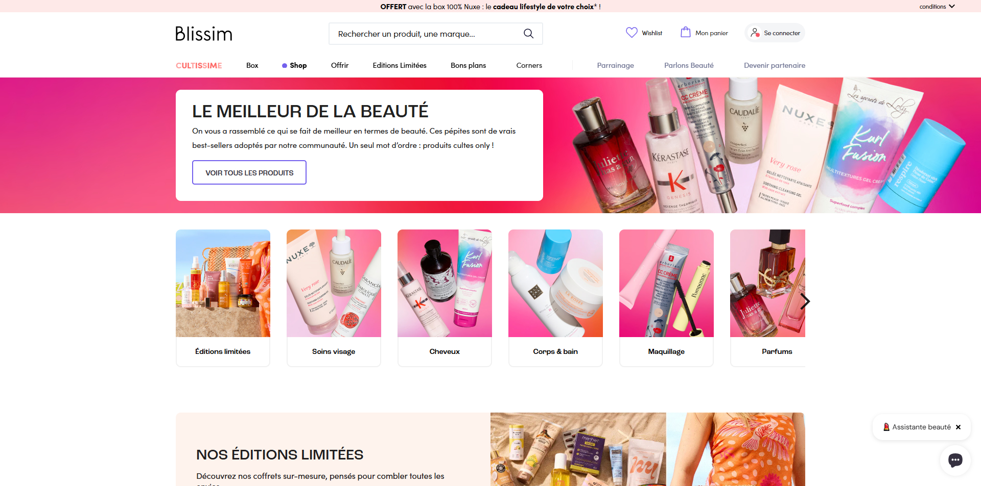Blissim coupons