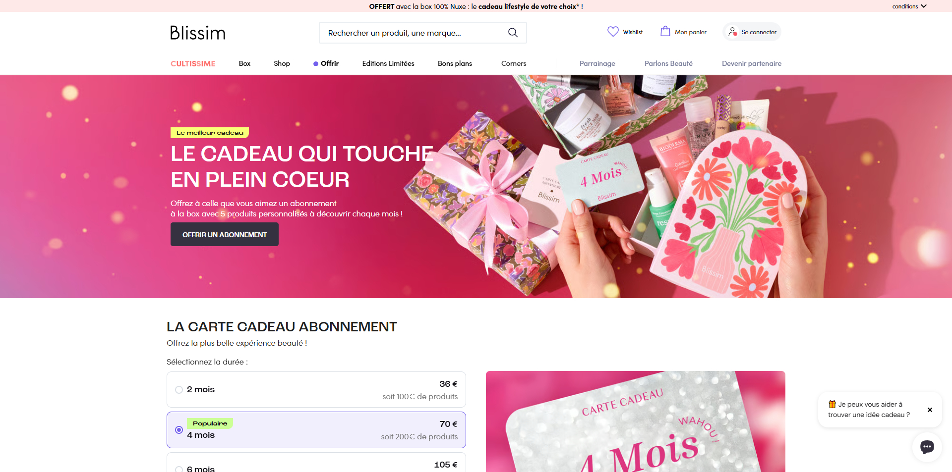 Blissim Code promo