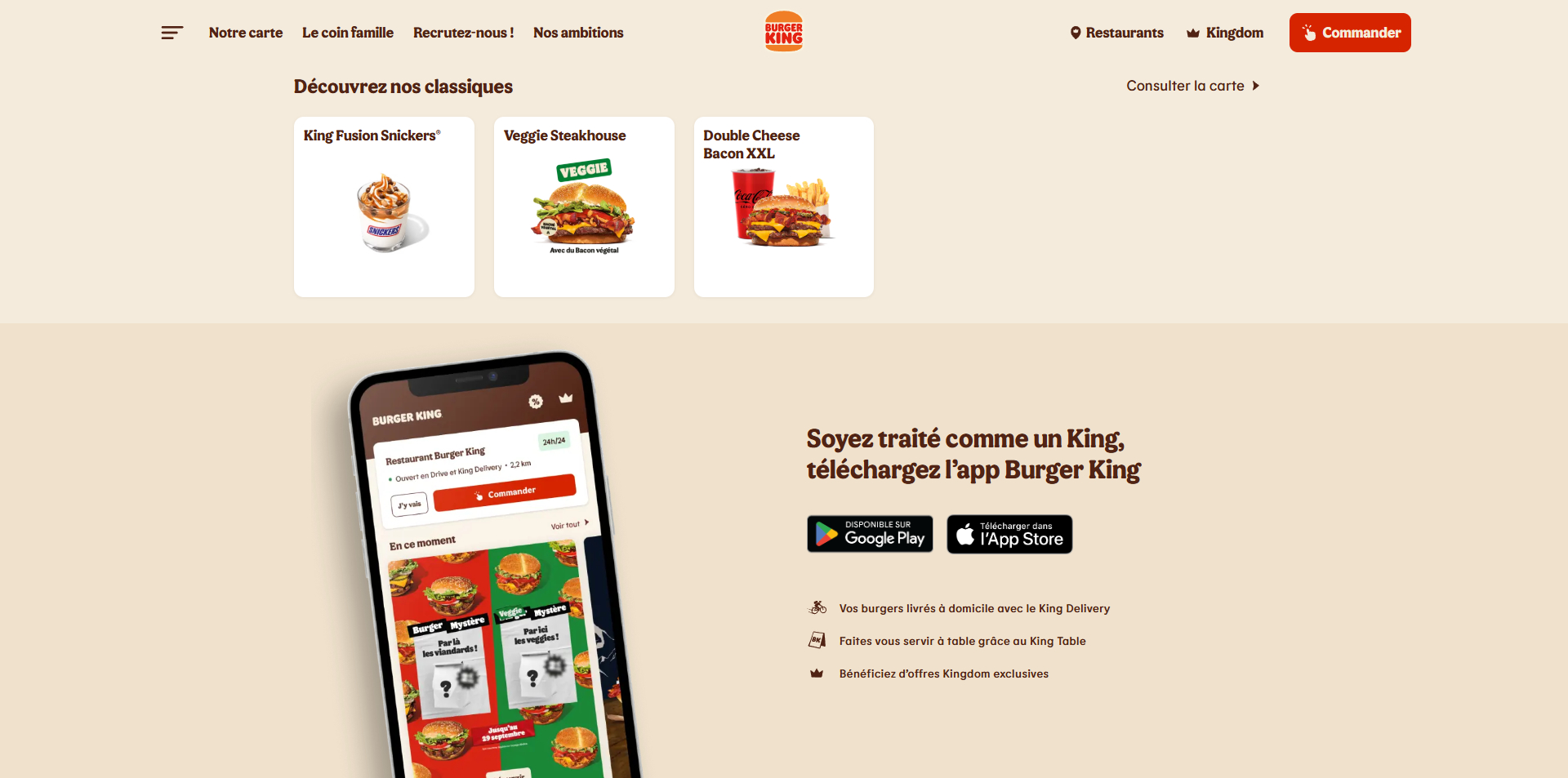 Burger King Bon d'achat