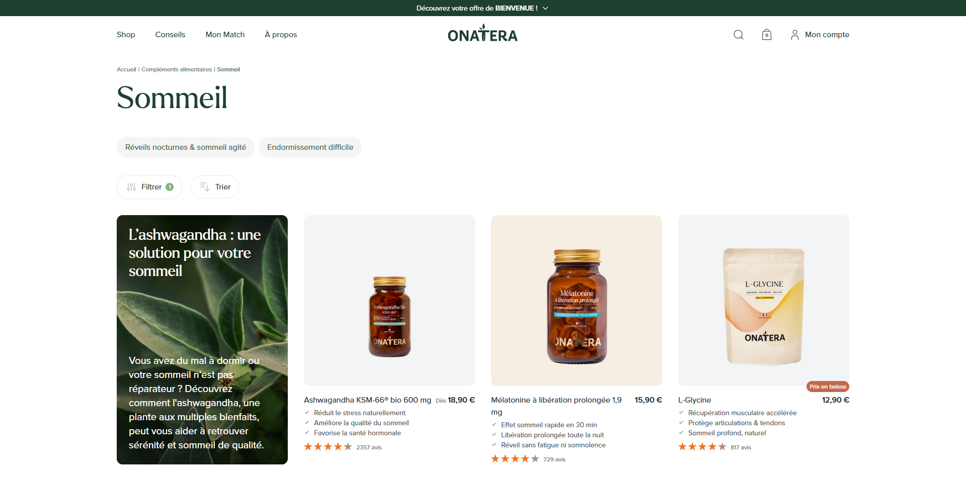 Onatera coupons