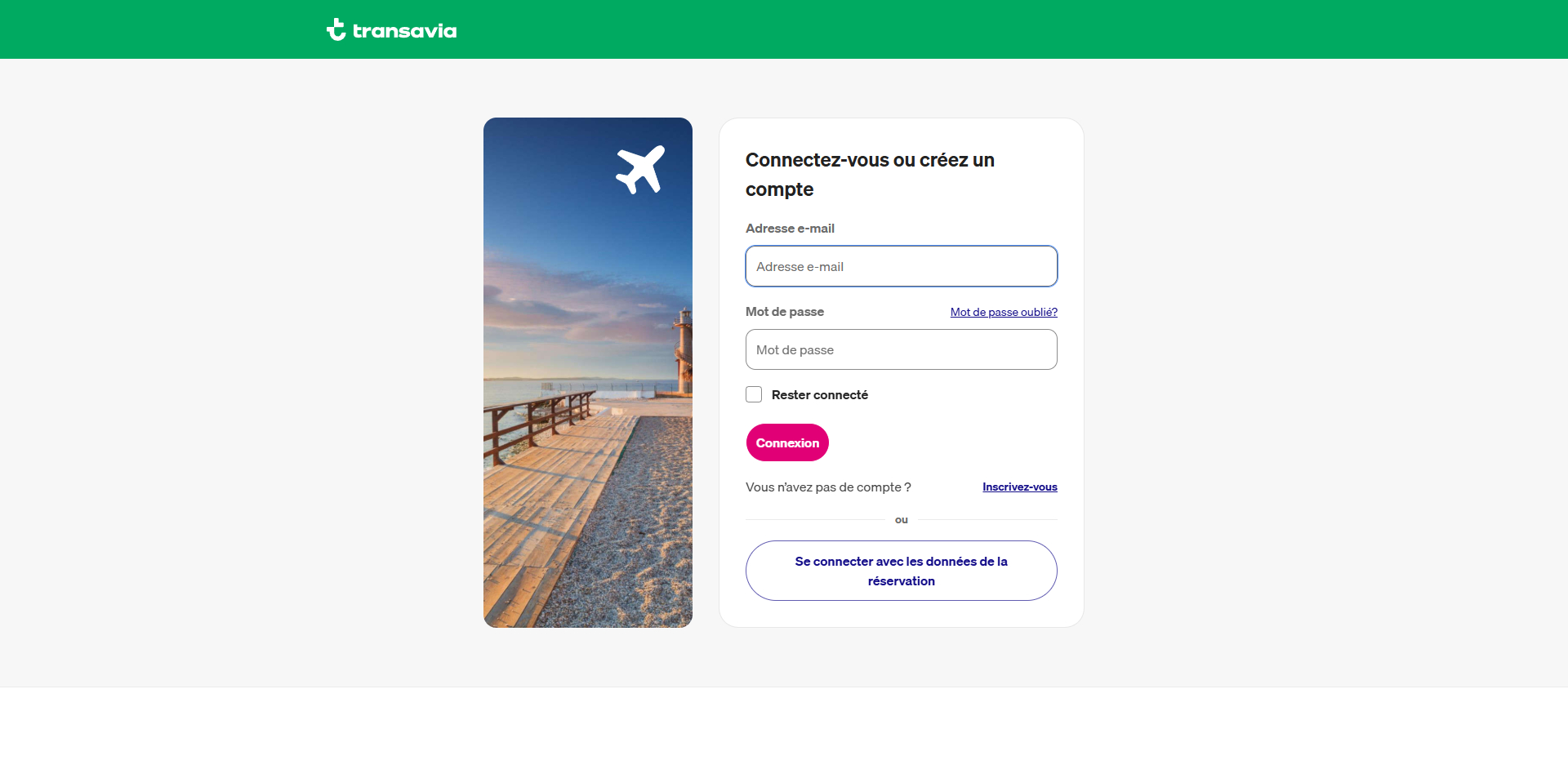 Transavia Bon d'achat