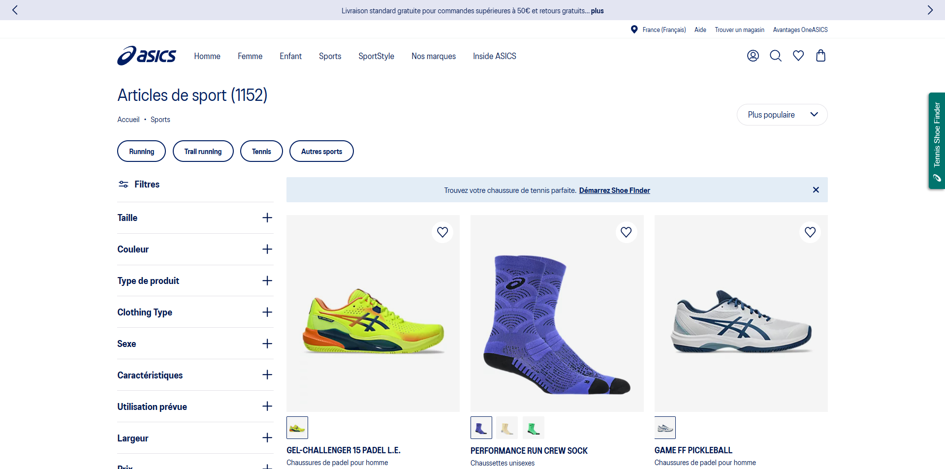 Asics Code promo