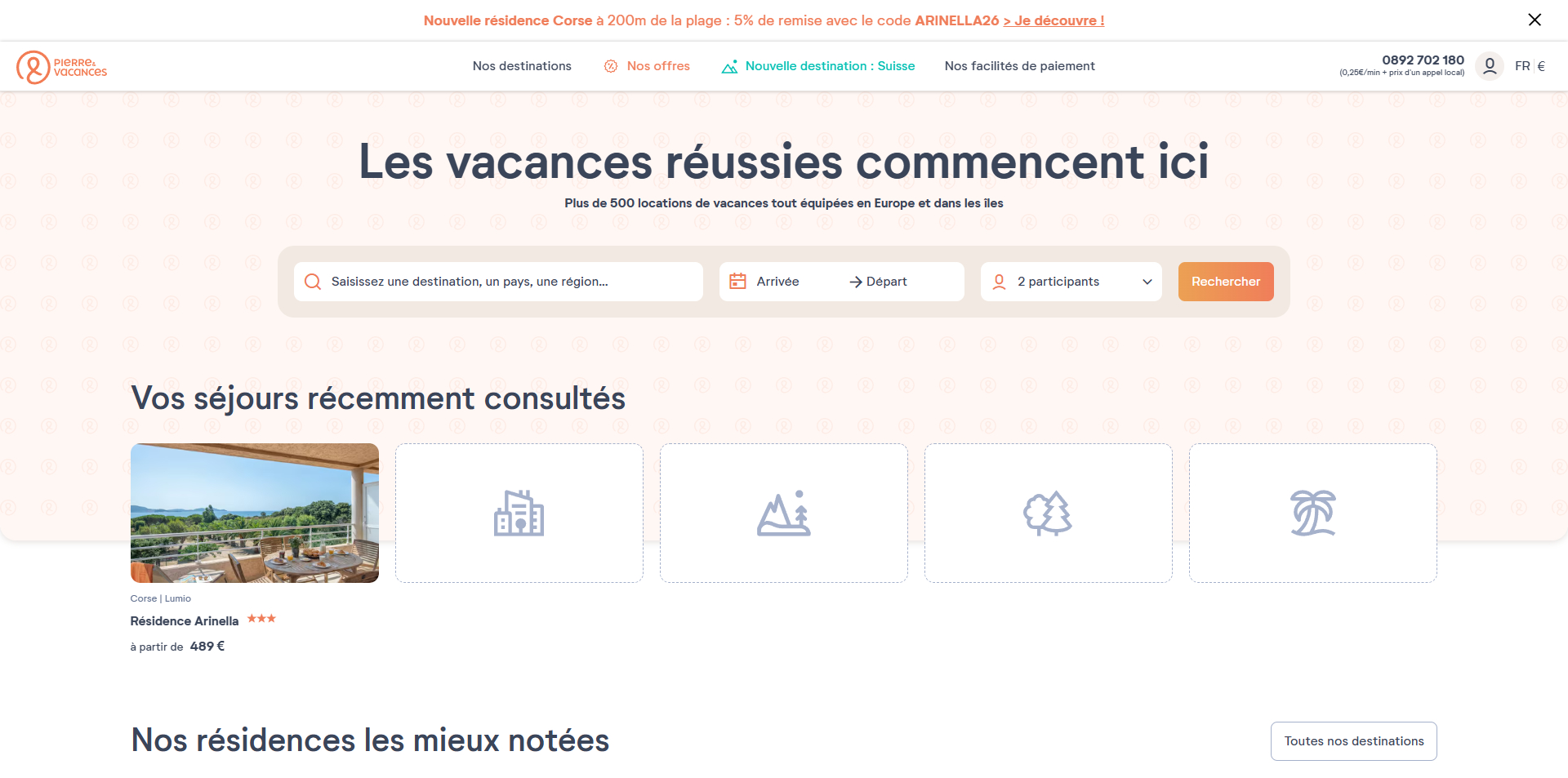Pierre et Vacances Code de réduction