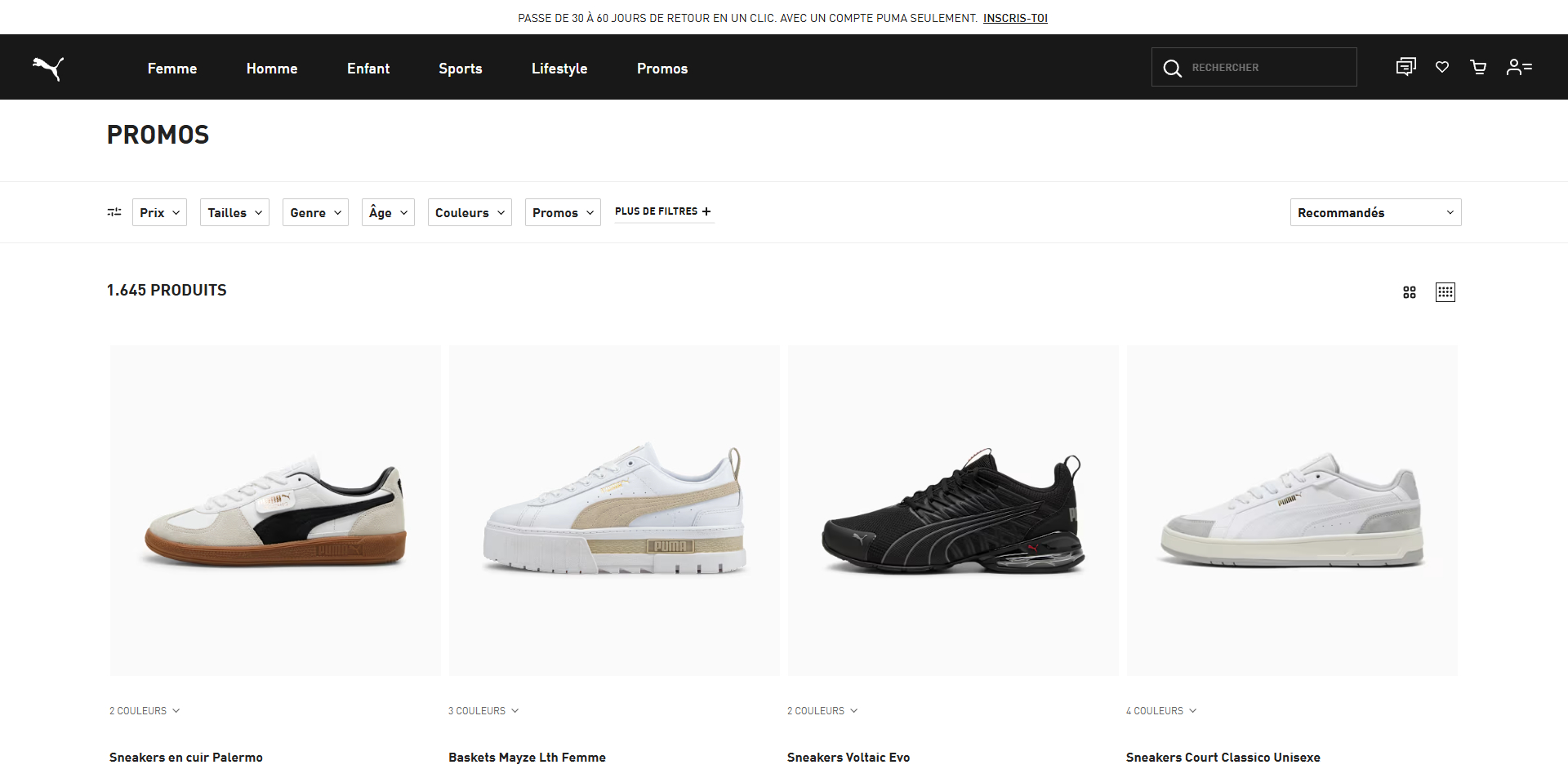 PUMA Code promo