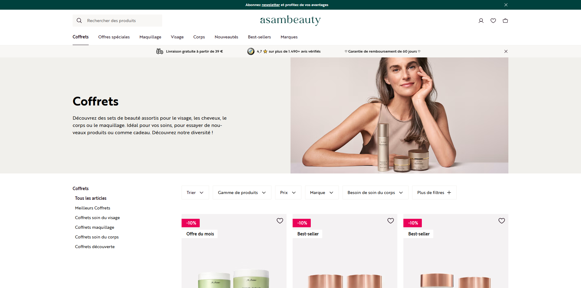 Asambeauty Code de réduction