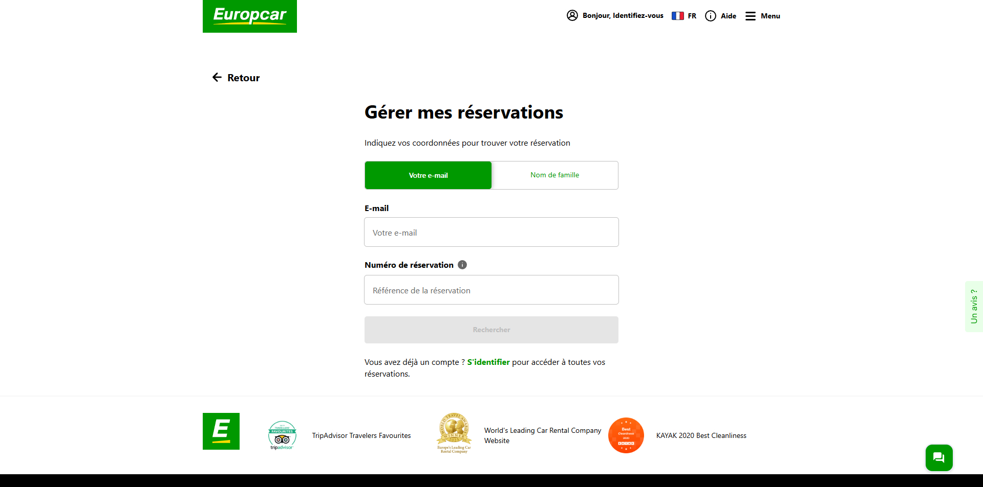 Europcar Code promo