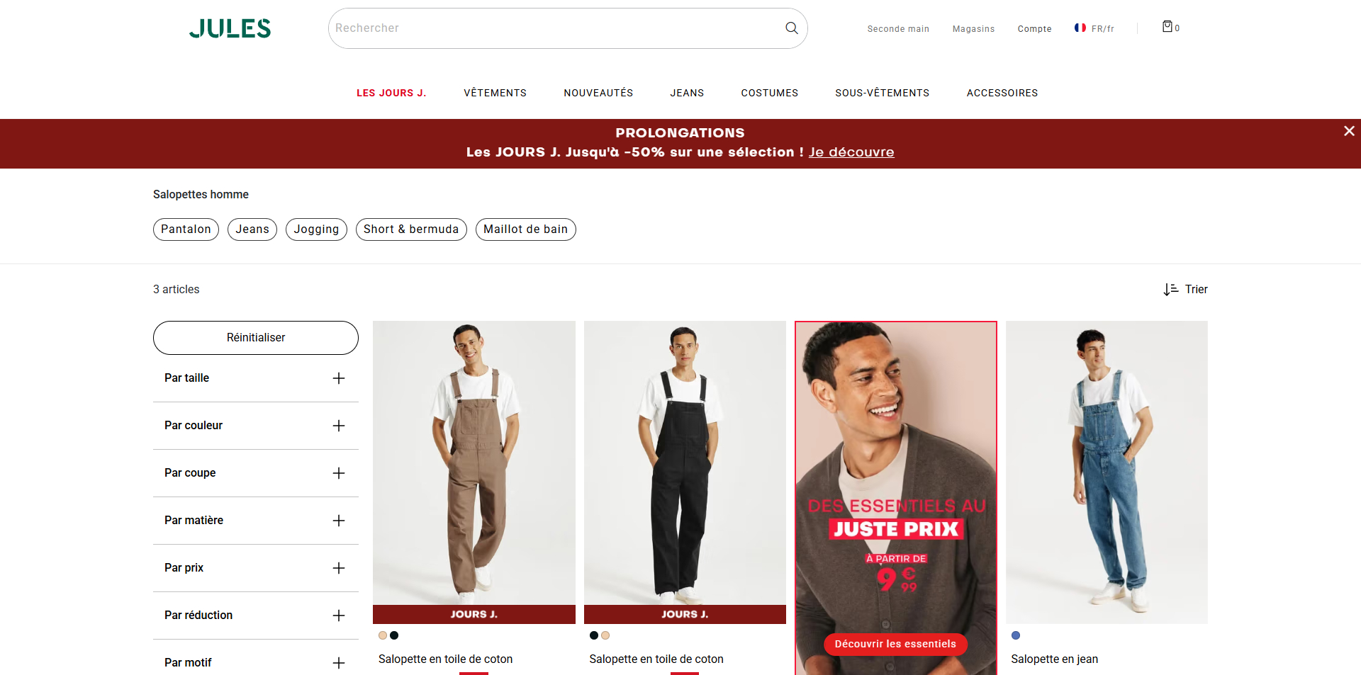 Jules Bon d'achat