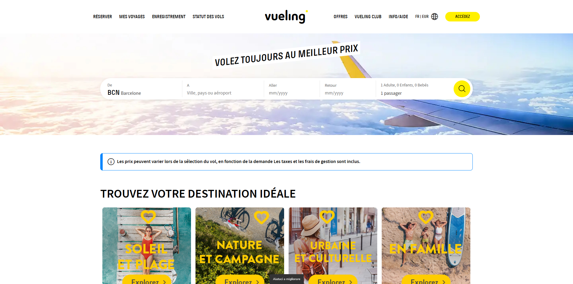 Vueling Bon d'achat