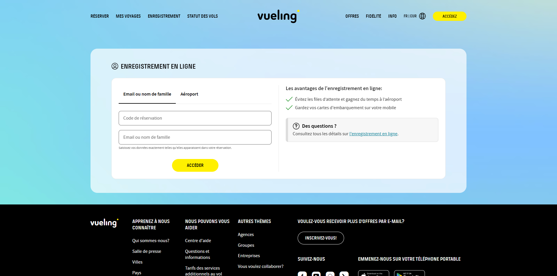 Vueling Code promo