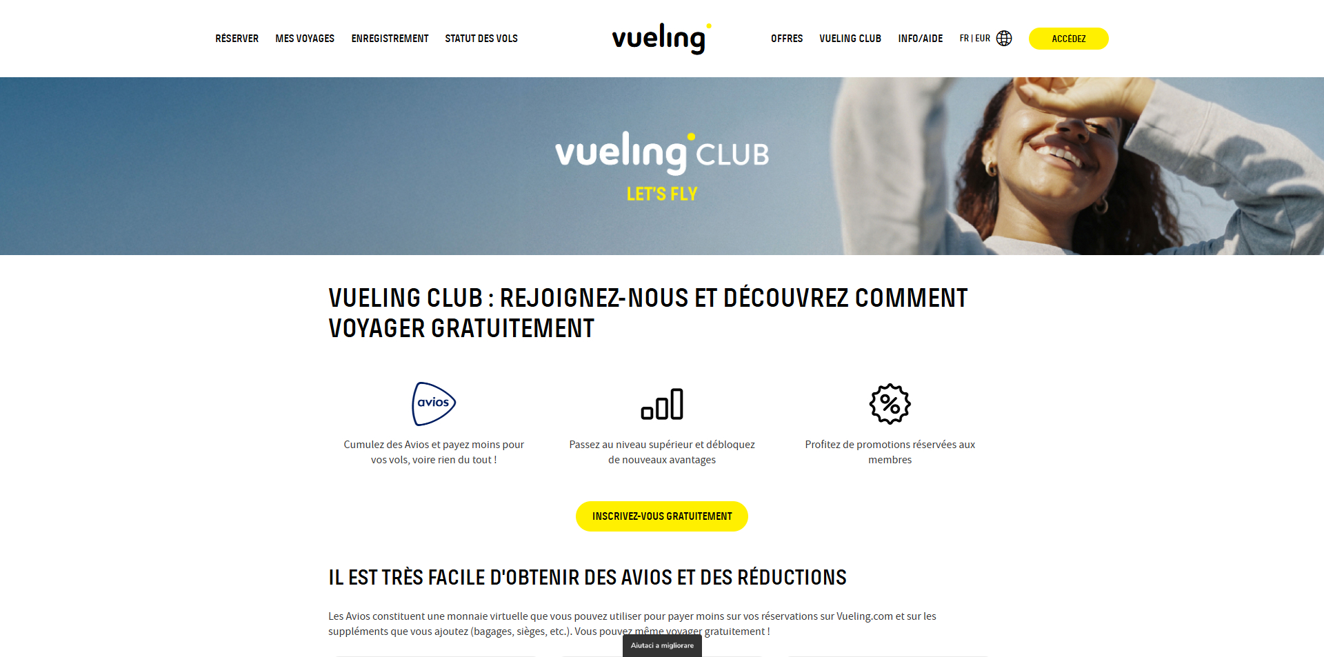 Vueling Bons de réduction