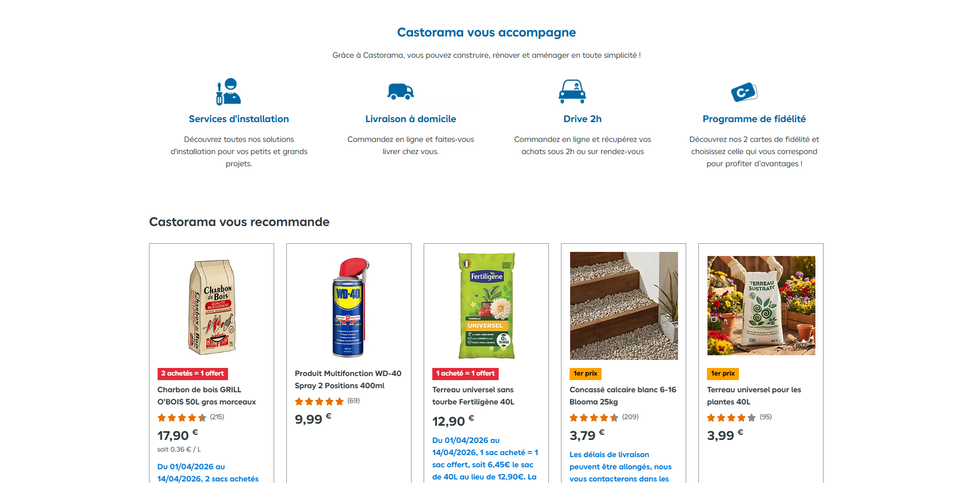 Castorama Bon d'achat