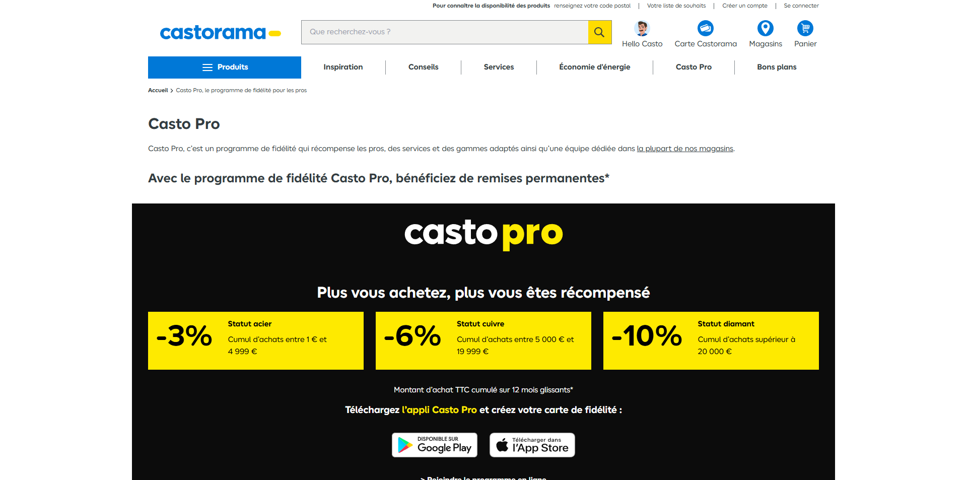 Castorama Code de réduction
